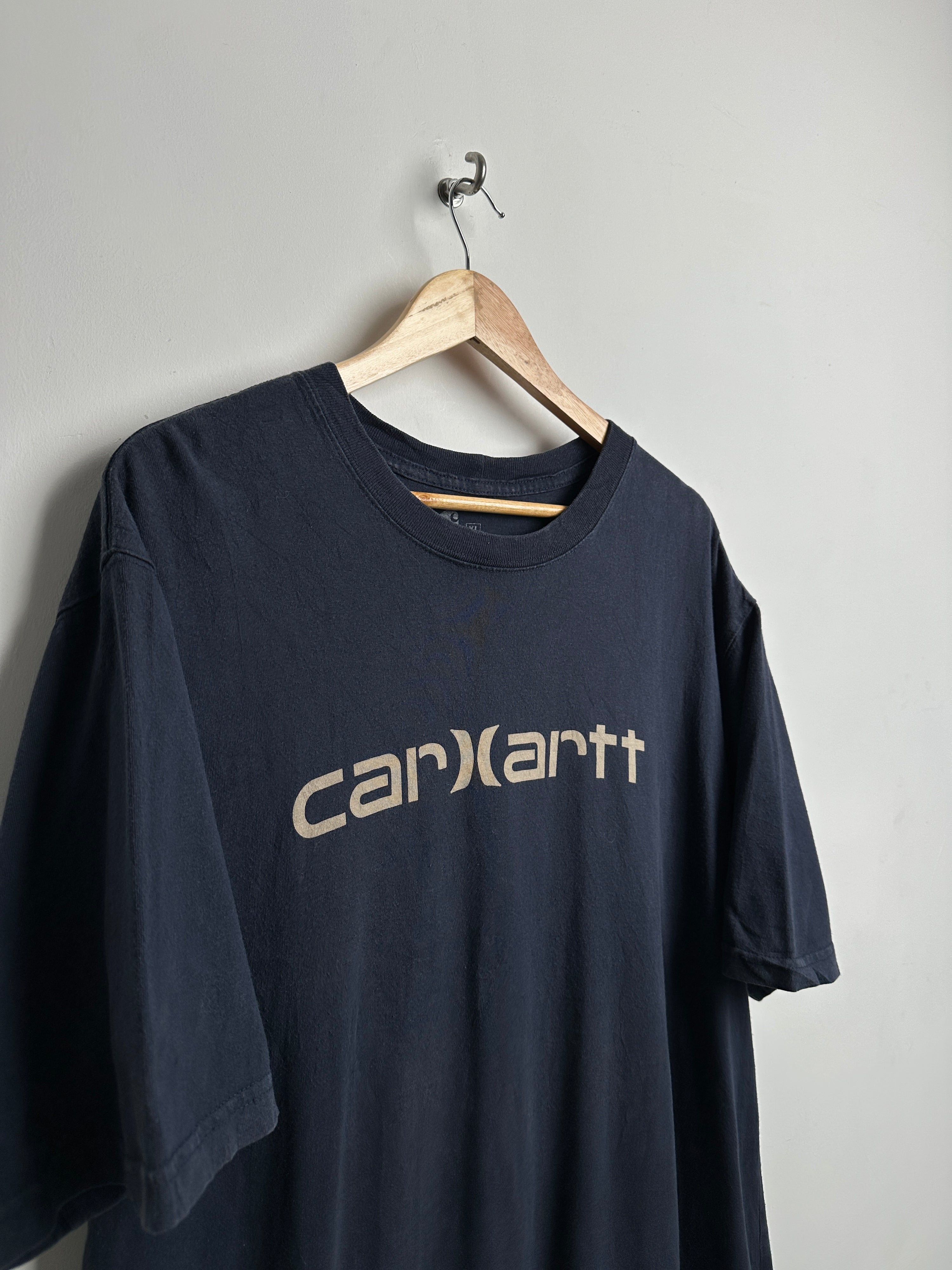 Carhartt navy tee - thrift.mt