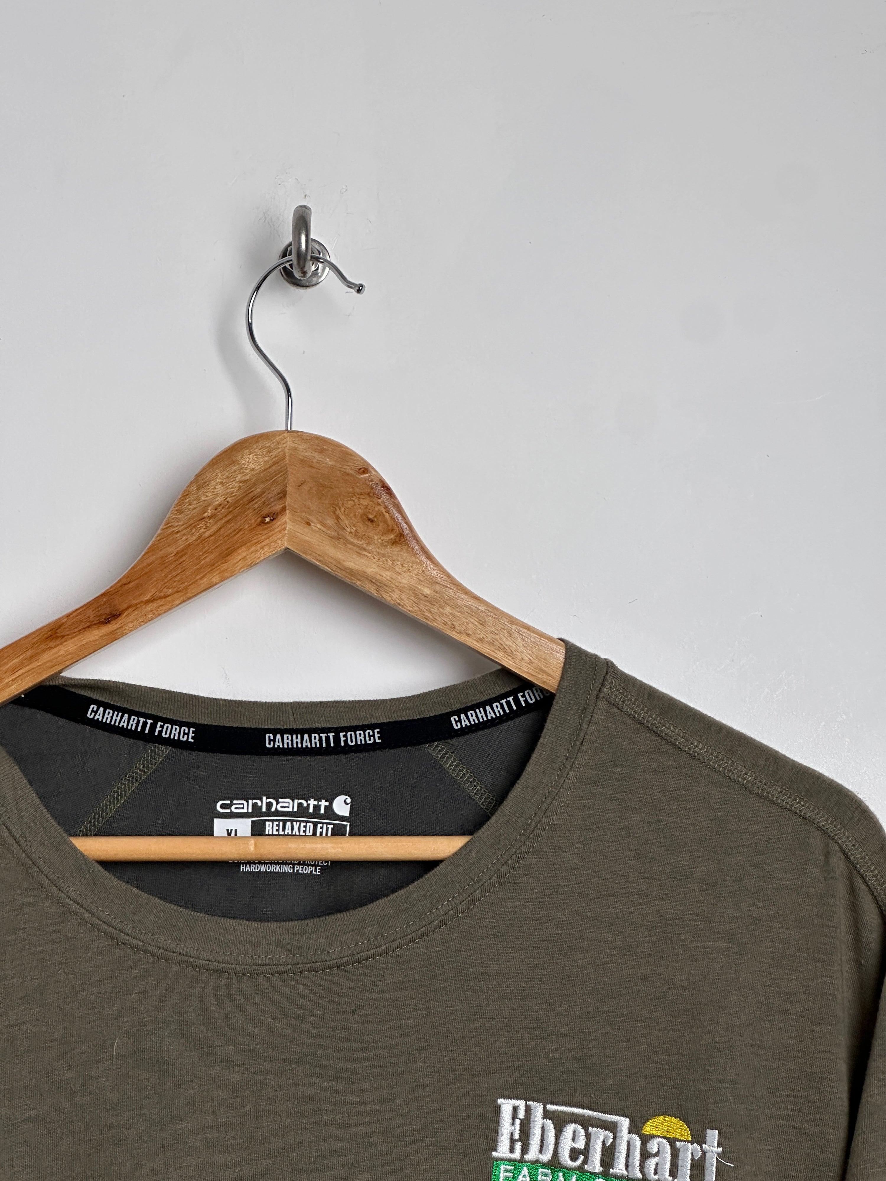 Carhartt olive green Eberhart tee - thrift.mt