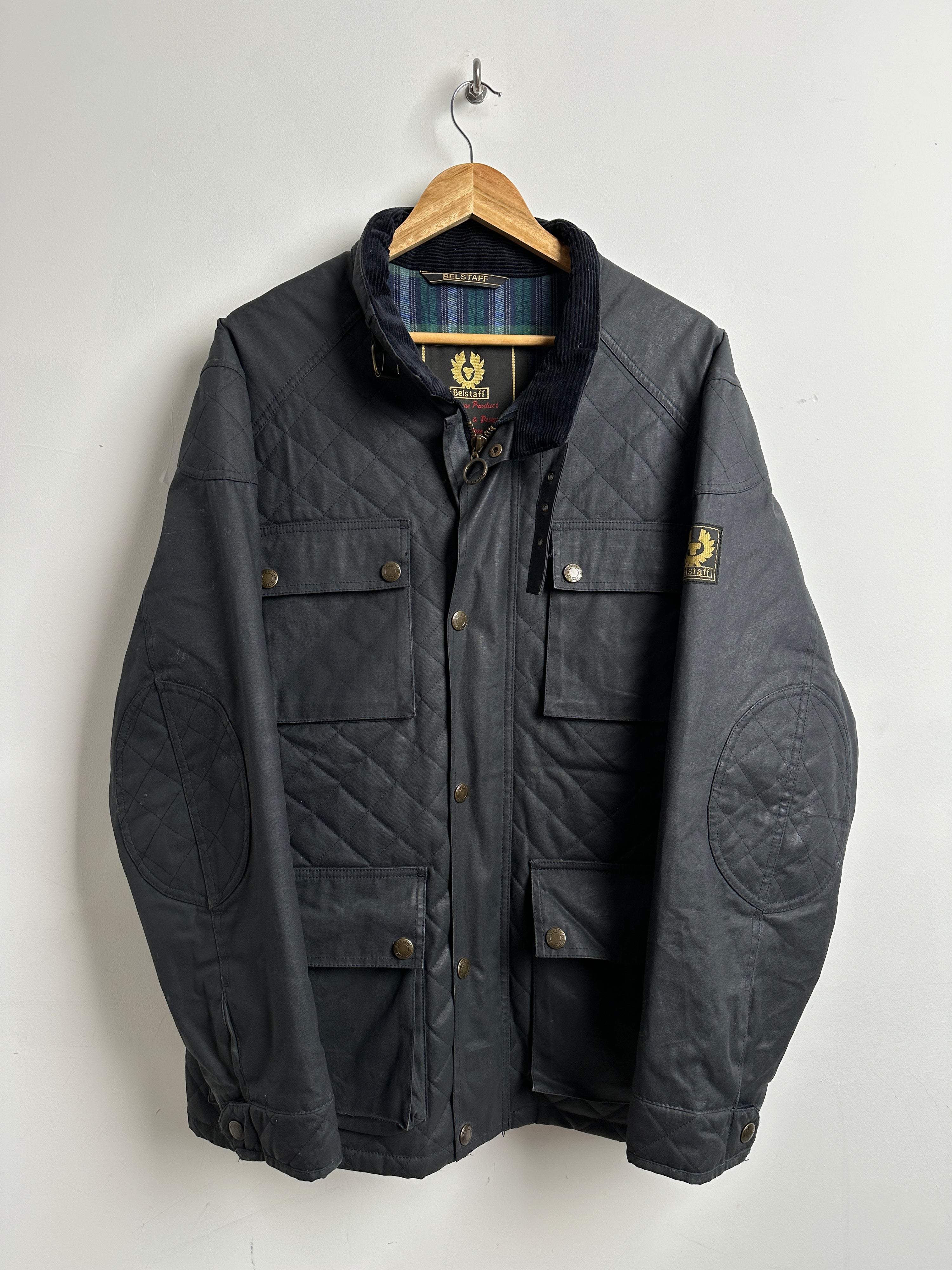 Belstaff waxed jacket in blue