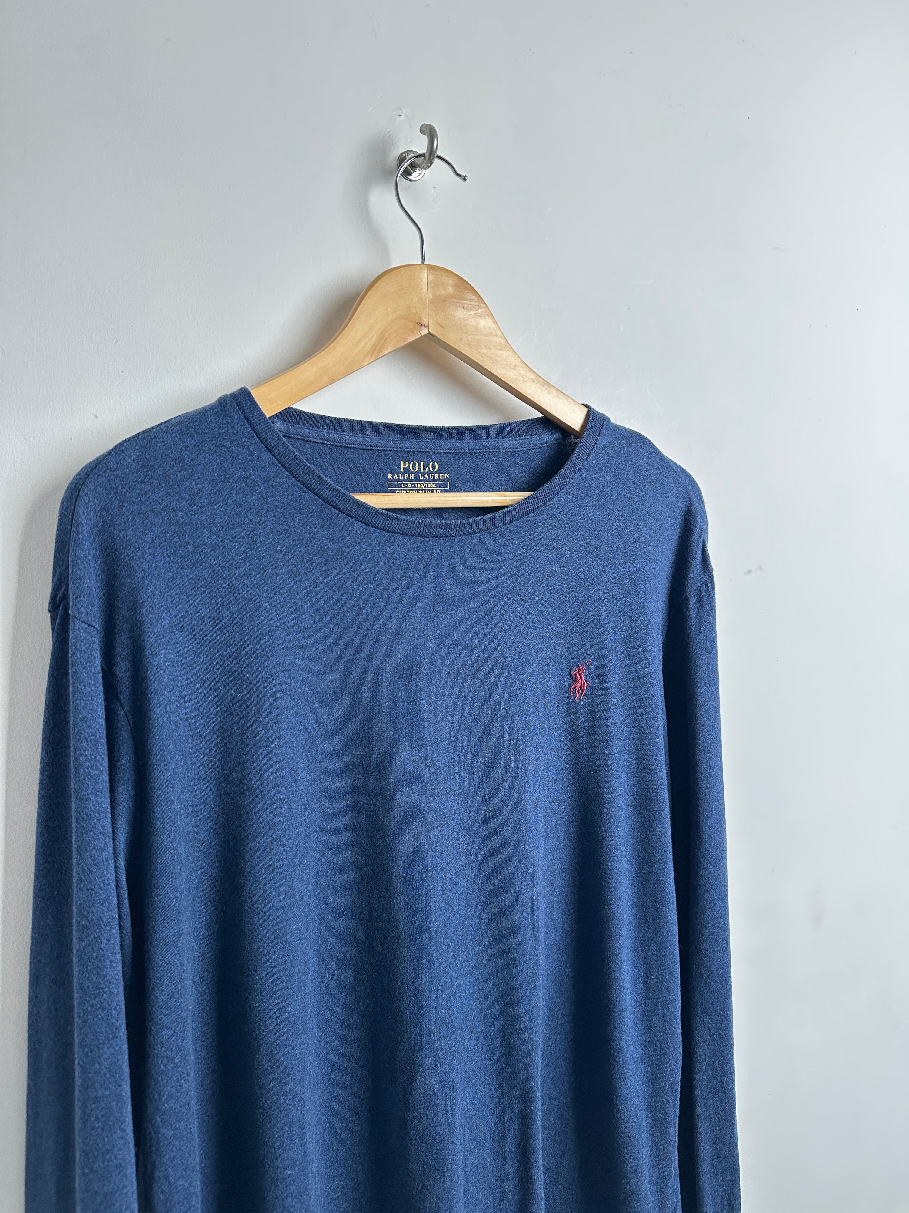 POLO RALPH LAUREN Blue Crew Neck