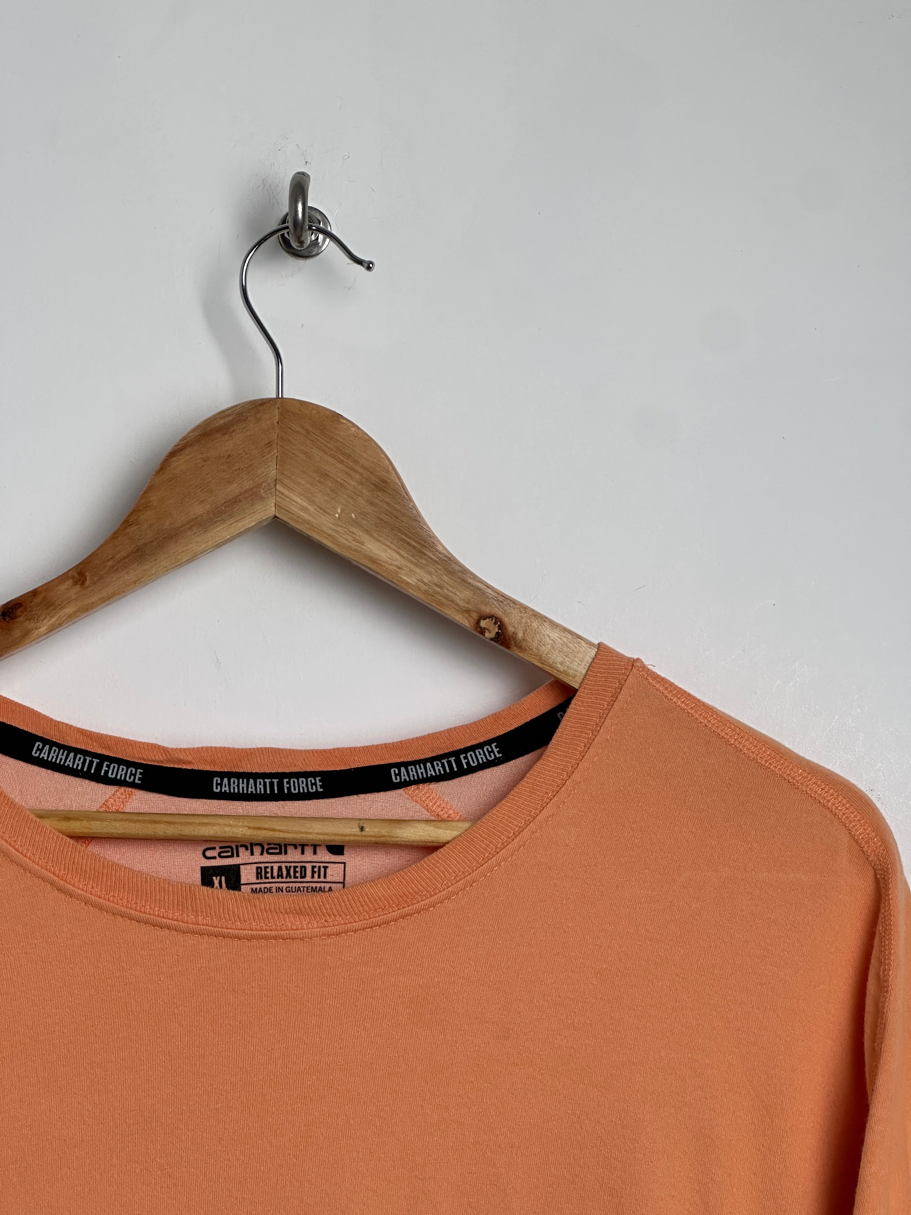 Carhartt tee in light orange - thrift.mt