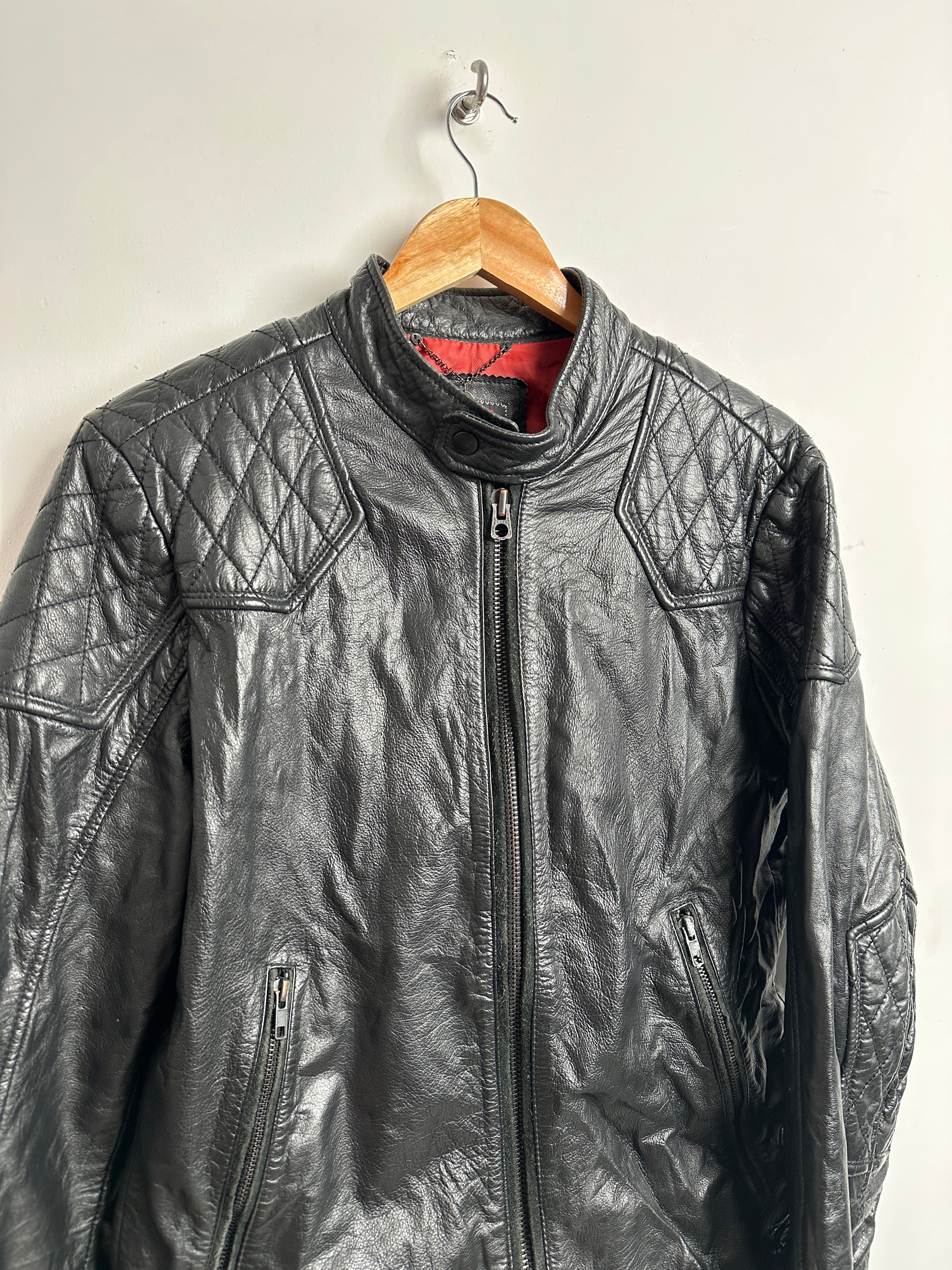 DIESEL INDUSTRY Premium Leather Jacket