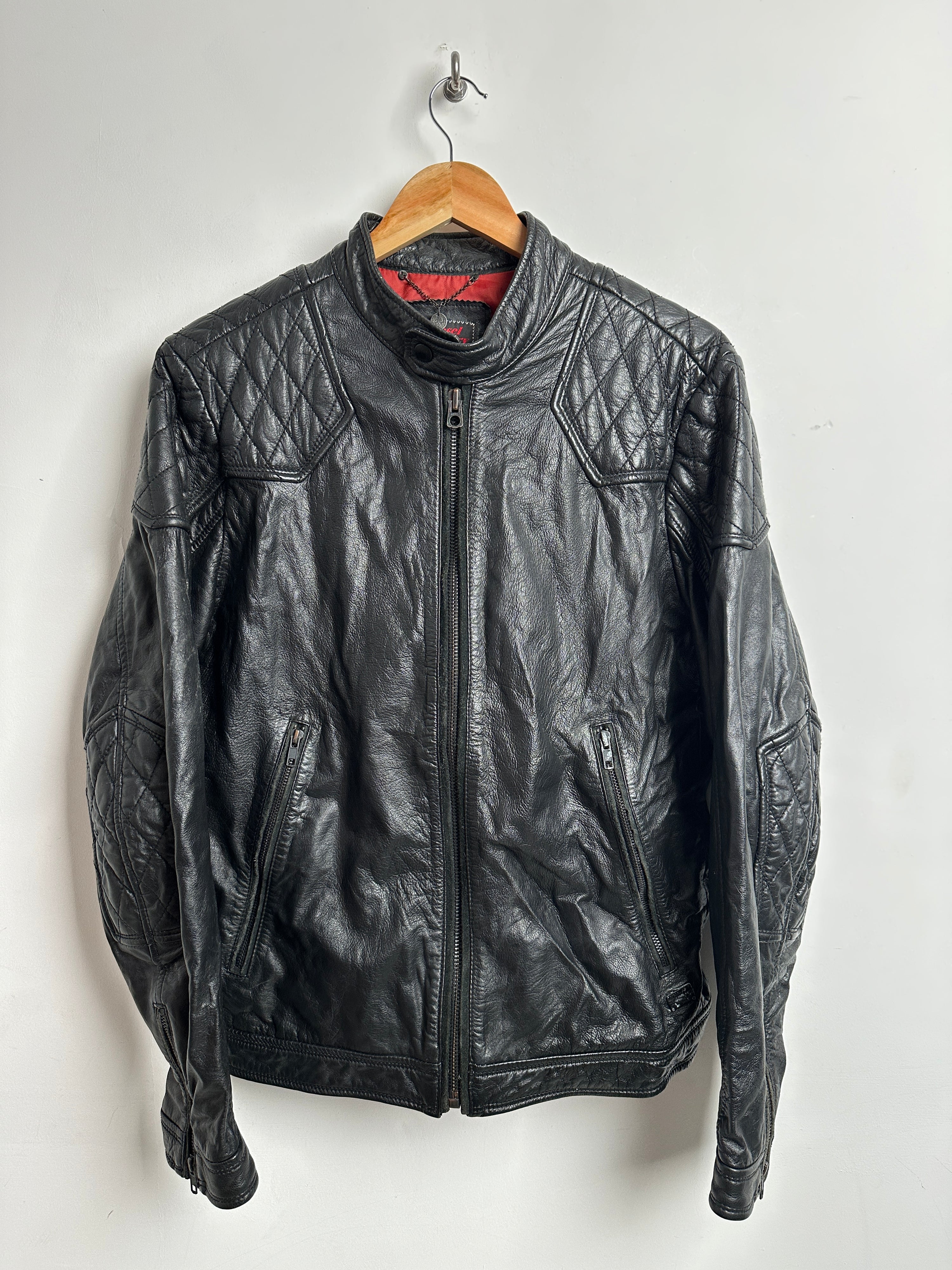 DIESEL INDUSTRY Premium Leather Jacket