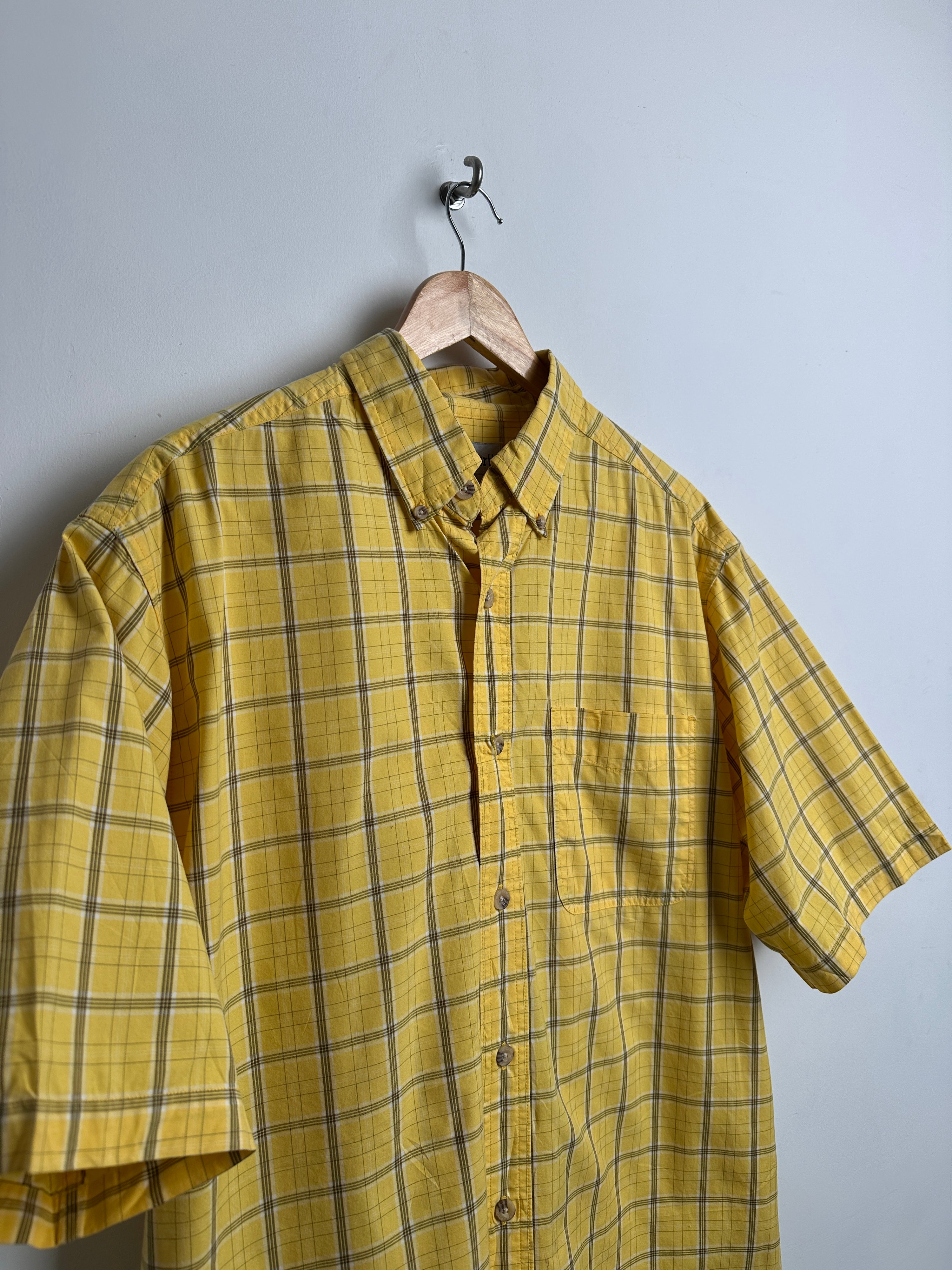 Carhartt button up yellow tee - thrift.mt