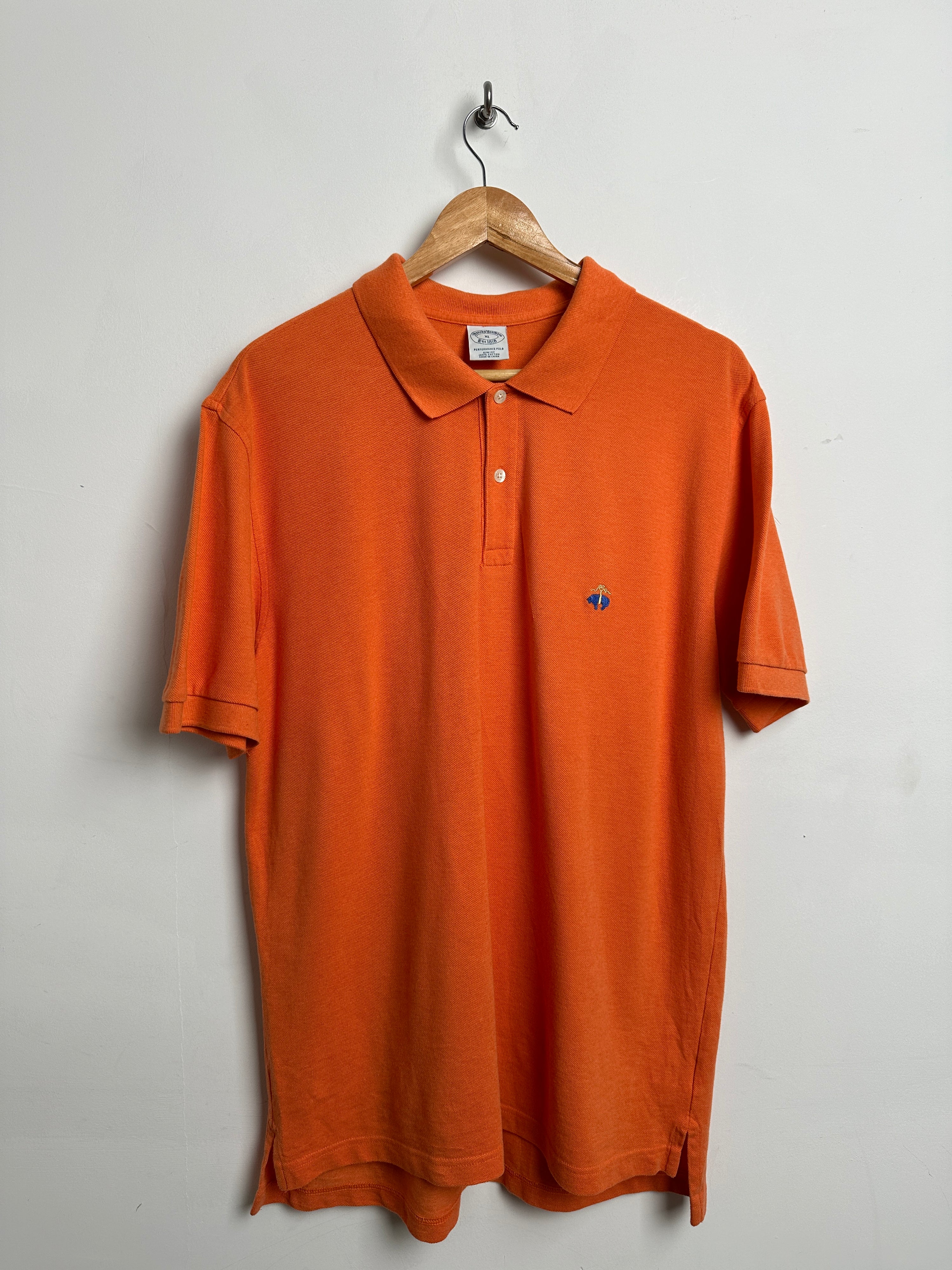 Aroors Brothers Vintage polo shirt in orange - thrift.mt