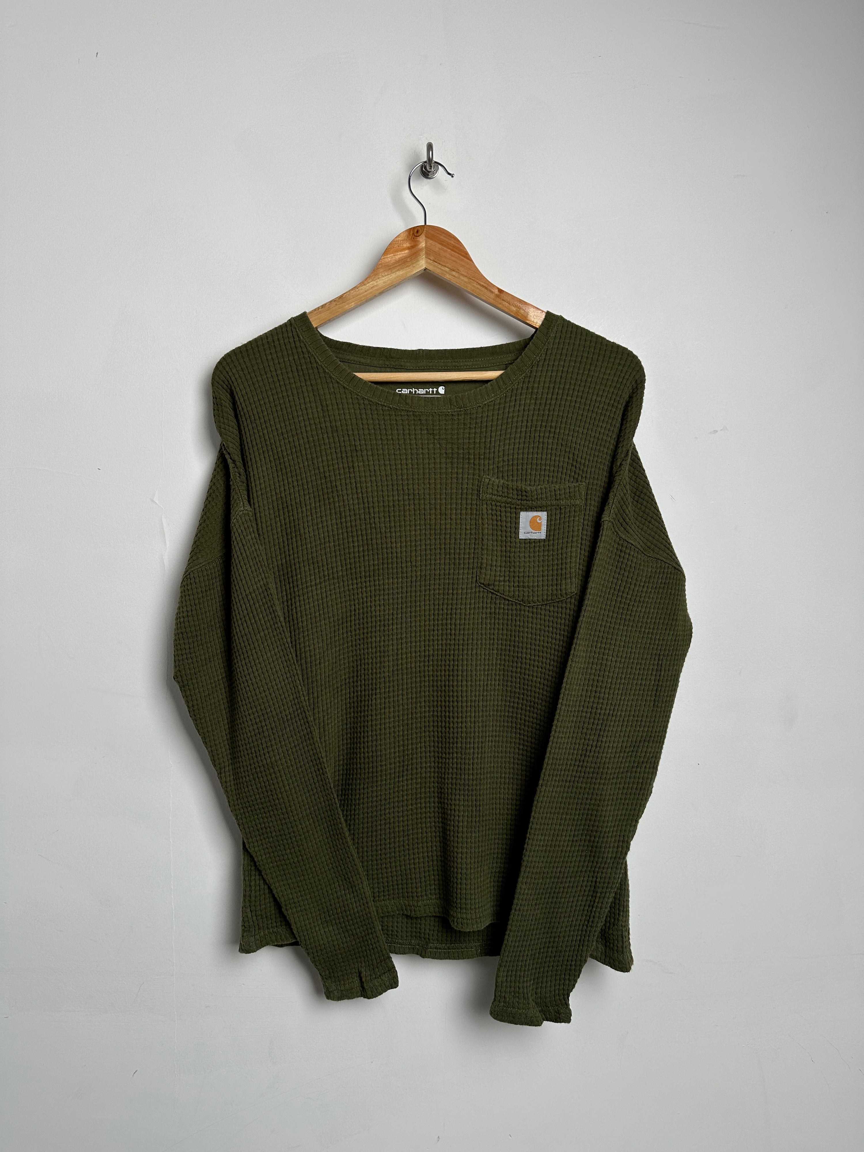 Carhartt olive green long sleeve - thrift.mt