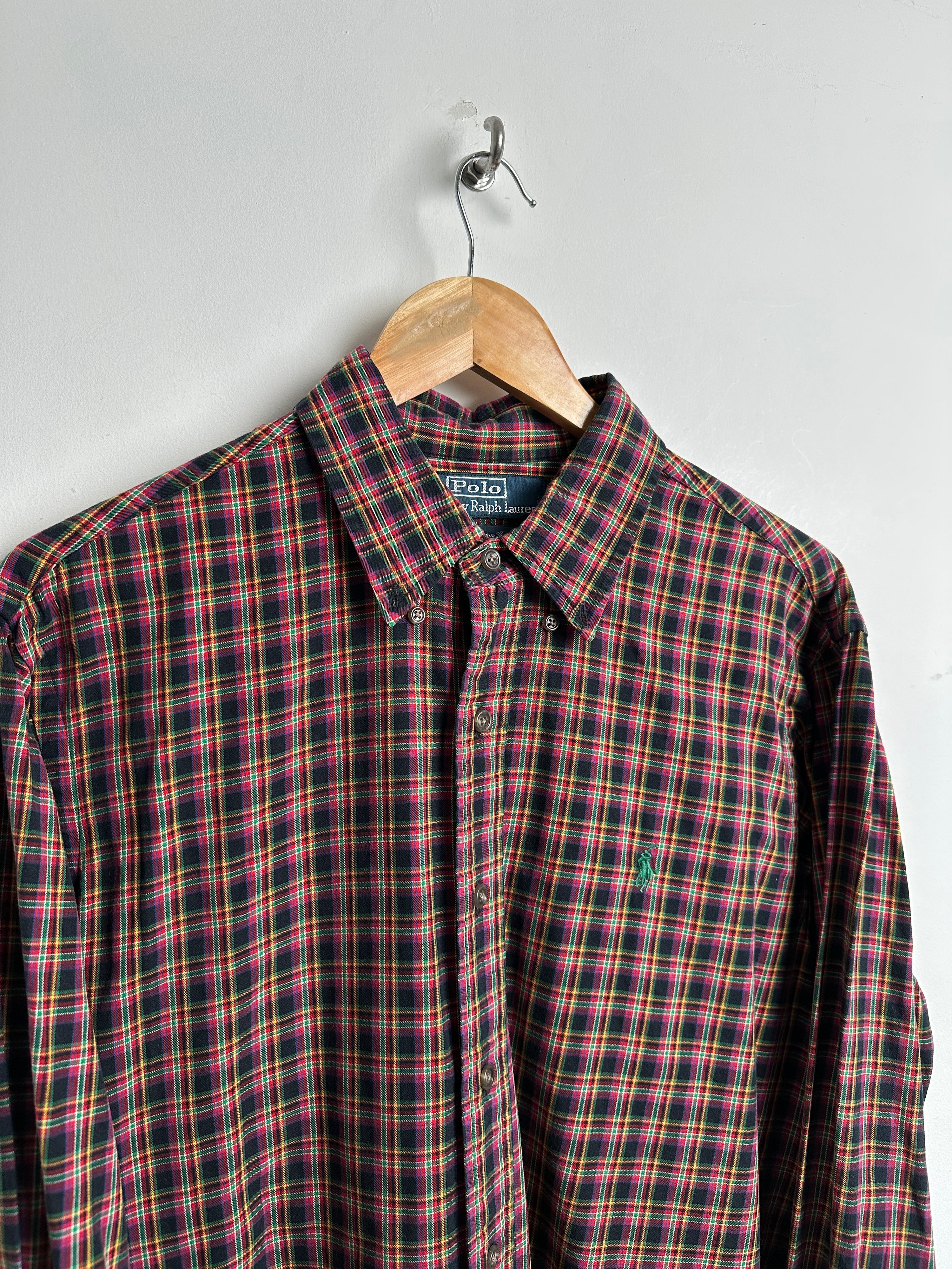 POLO RALPH LAUREN CHECKED LONG SLEEVE SHIRT