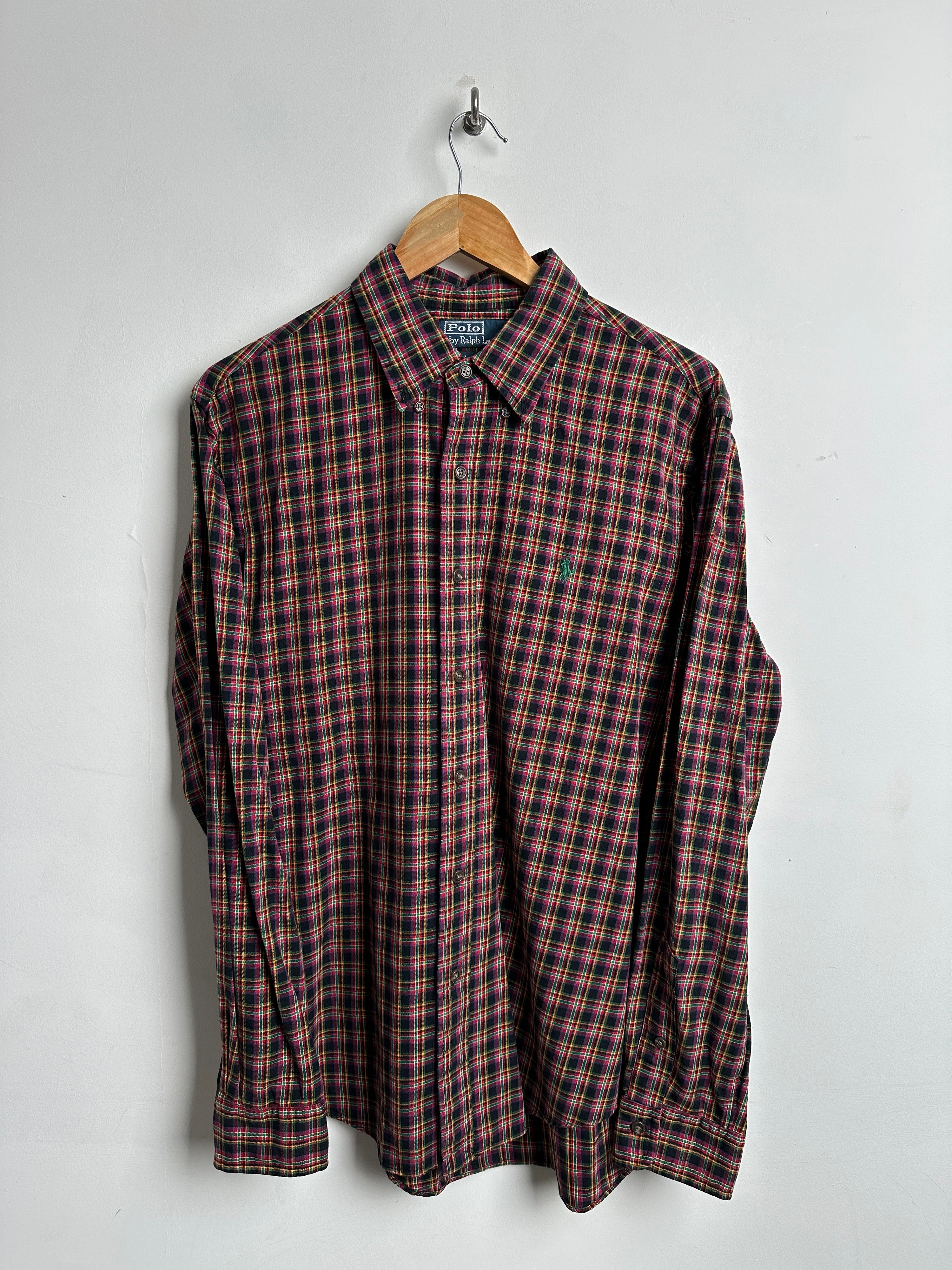 POLO RALPH LAUREN CHECKED LONG SLEEVE SHIRT