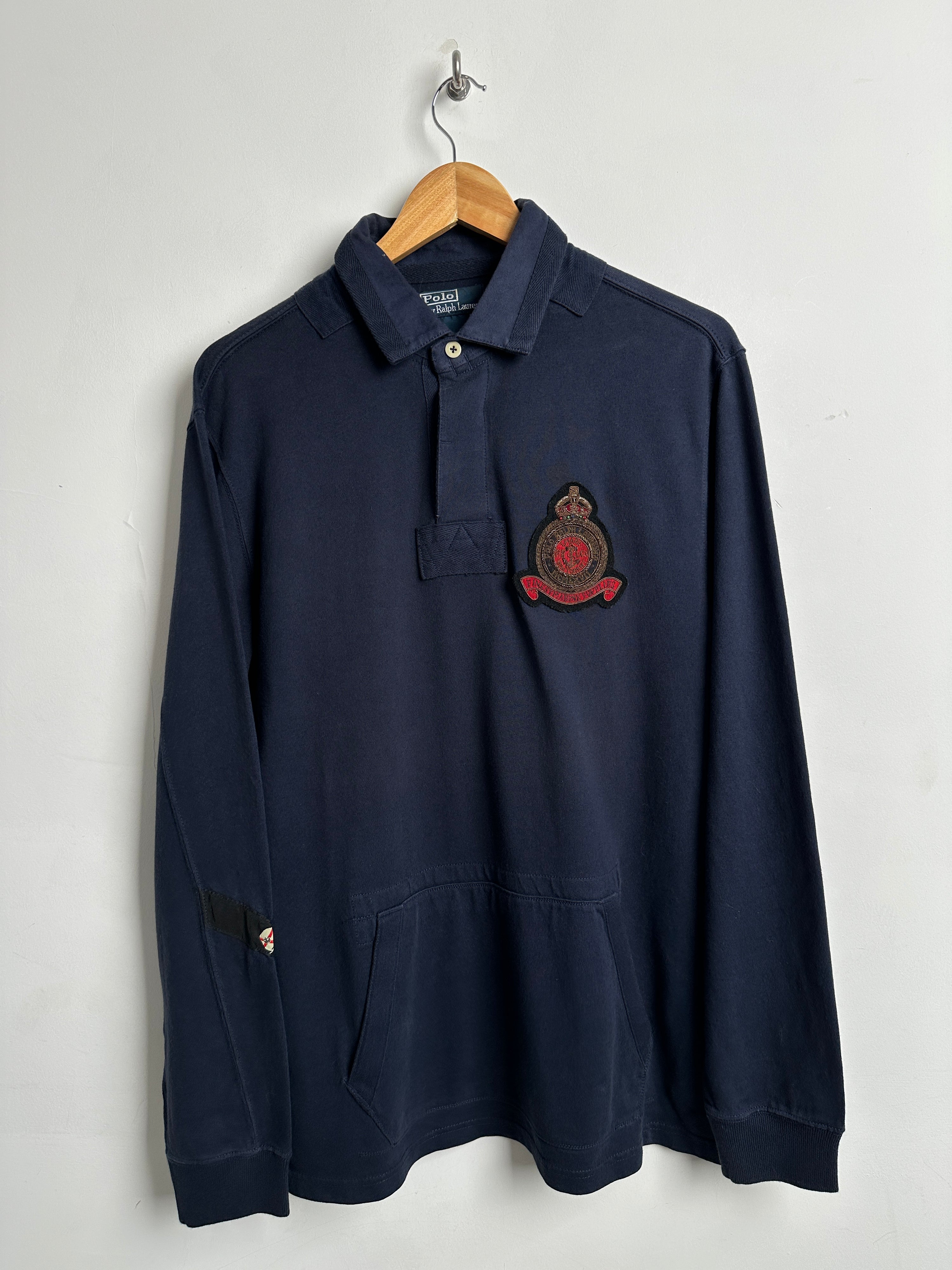 POLO RALPH LAUREN BLUE LONG SLEEVE SHIRT