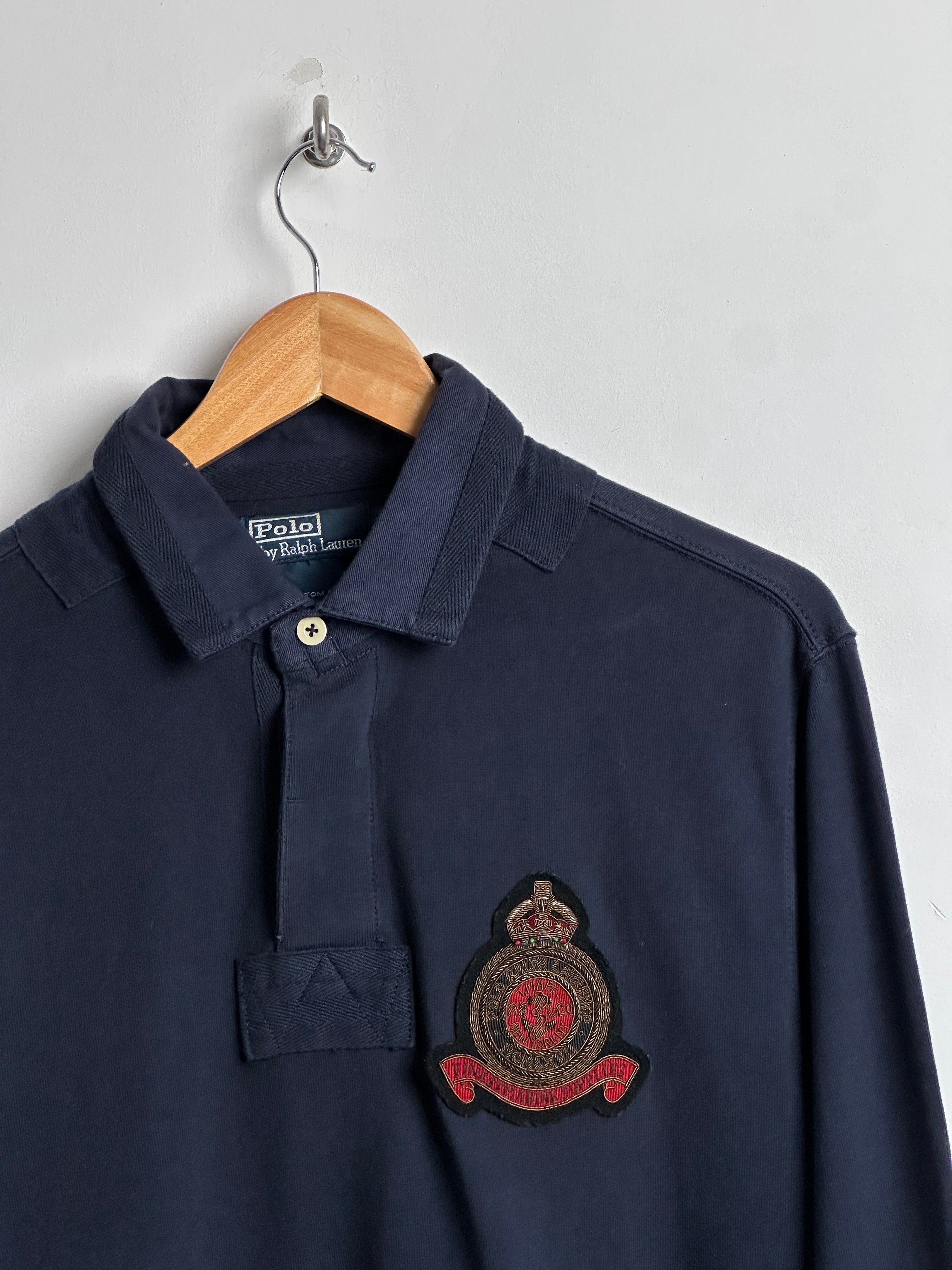 POLO RALPH LAUREN BLUE LONG SLEEVE SHIRT