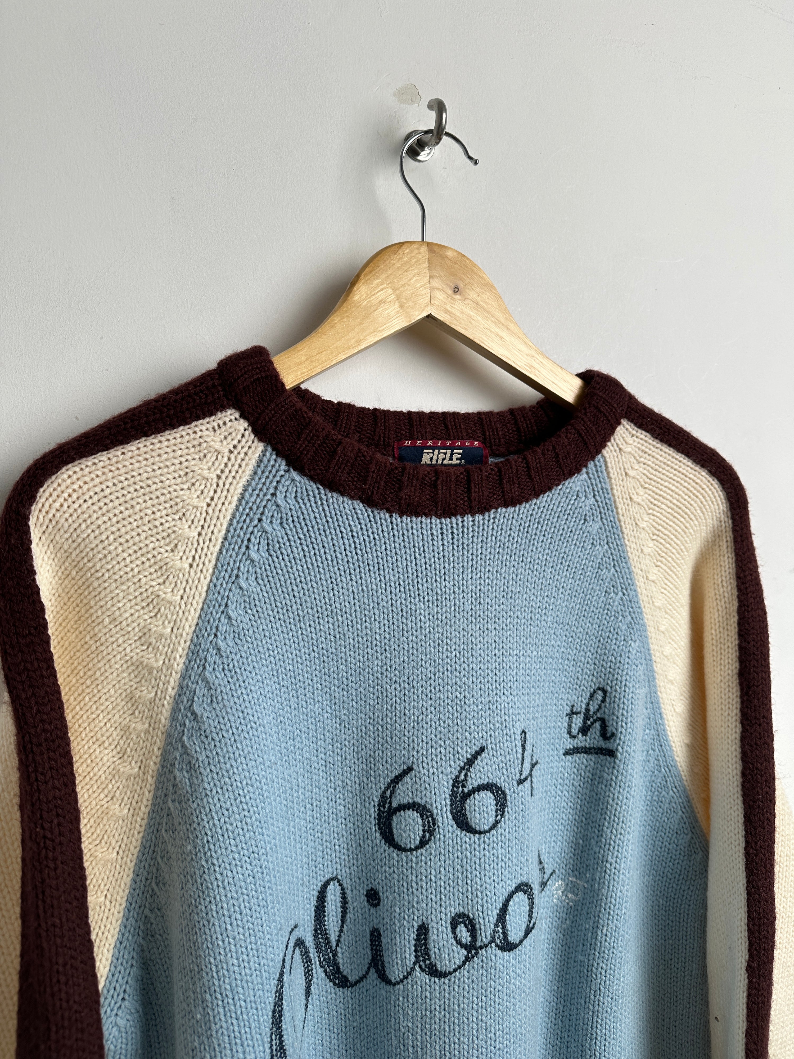 HERITAGE RIFLE vintage knitted sweater