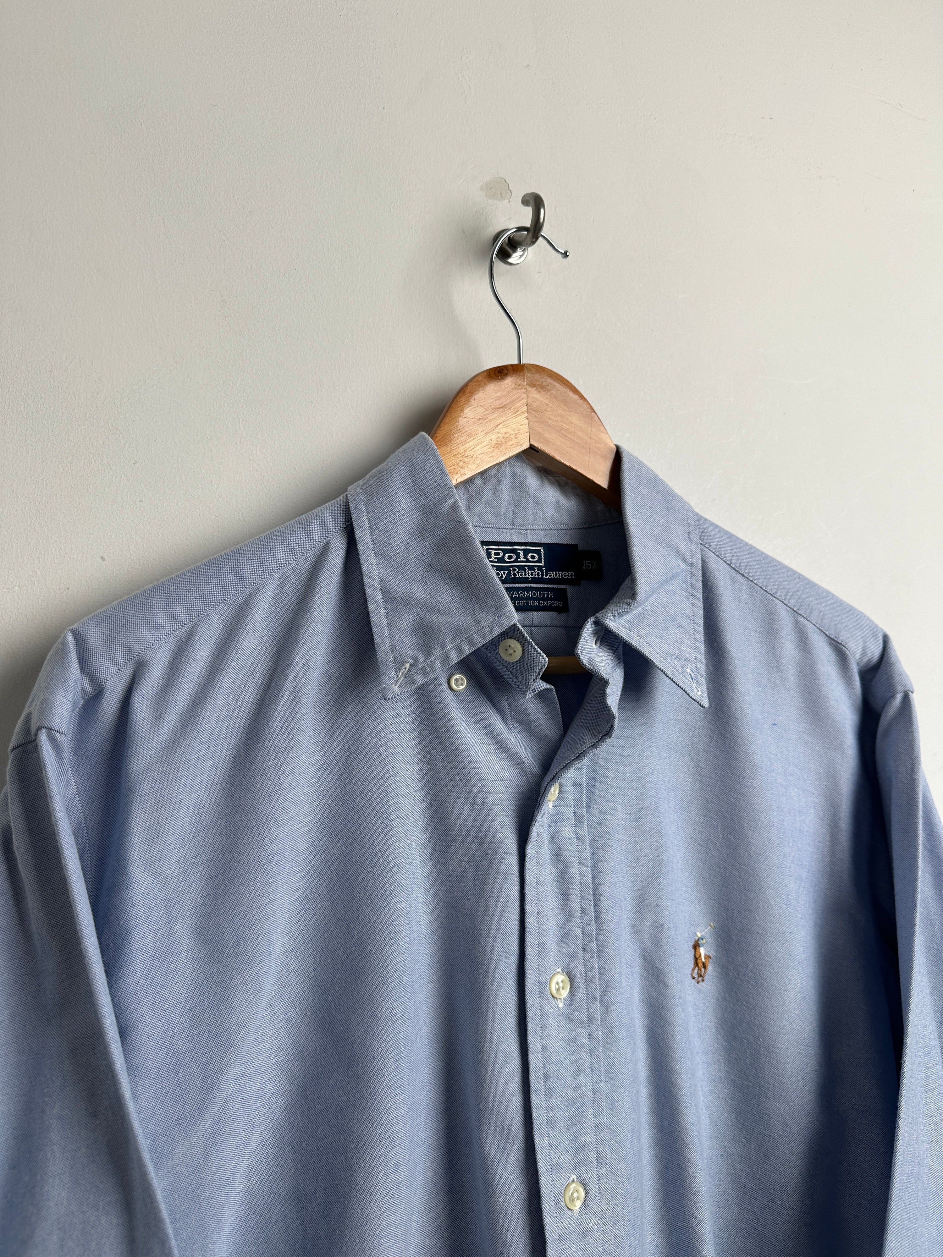 POLO RALPH LAUREN long sleeve shirt in light blue