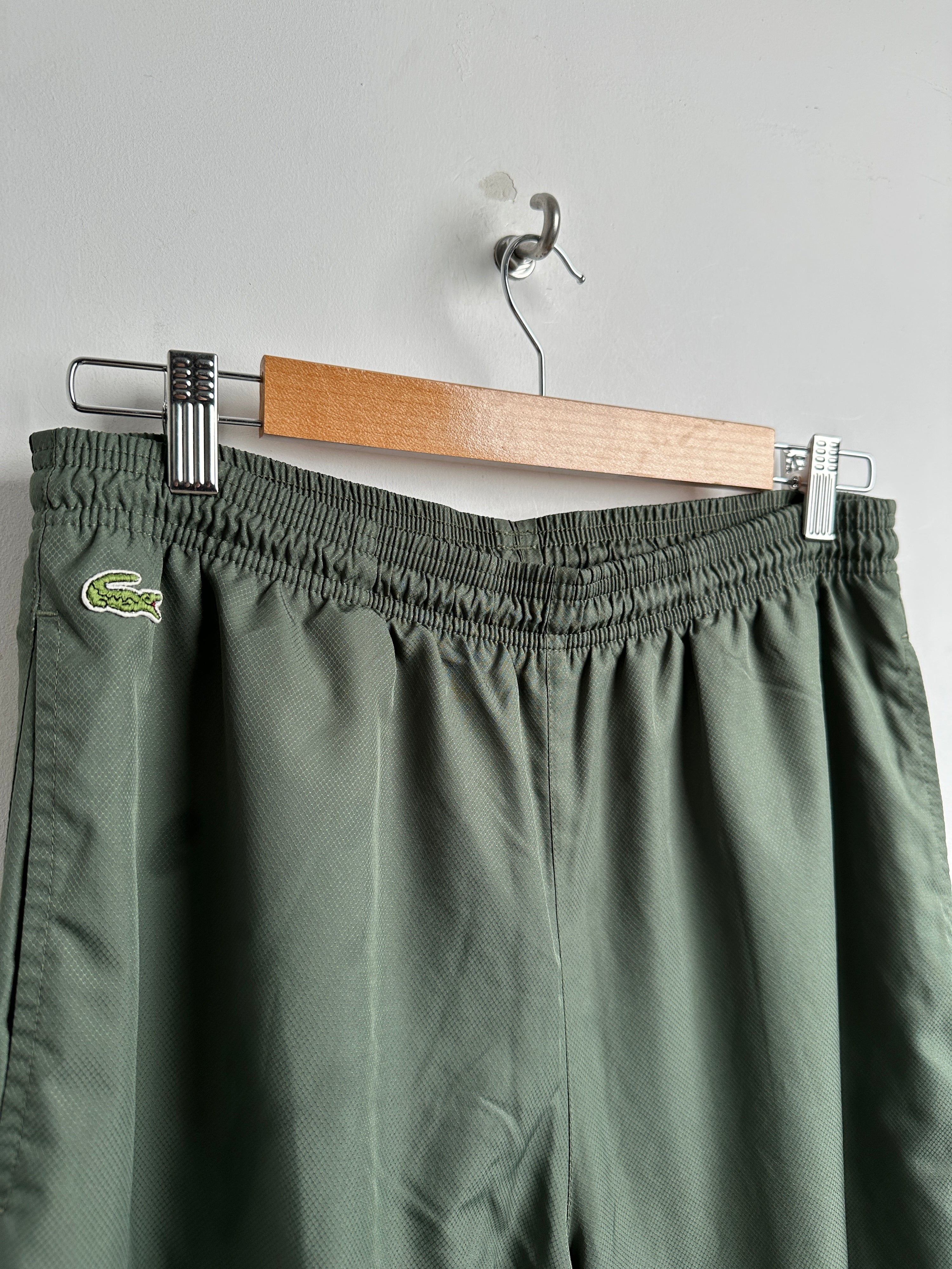 LACOSTE track pants in green