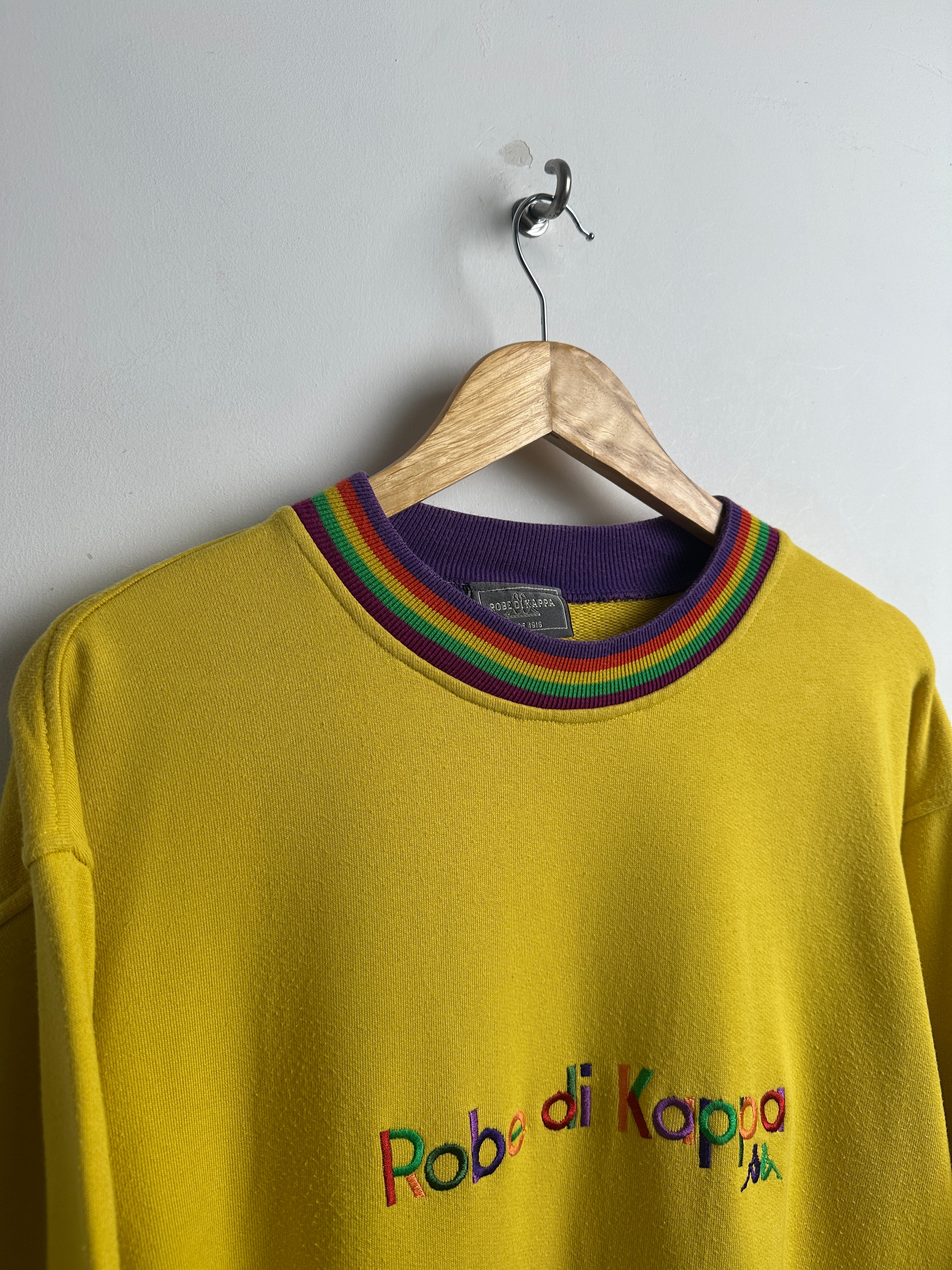 RODEO DI KAPPA vintage yellow sweater