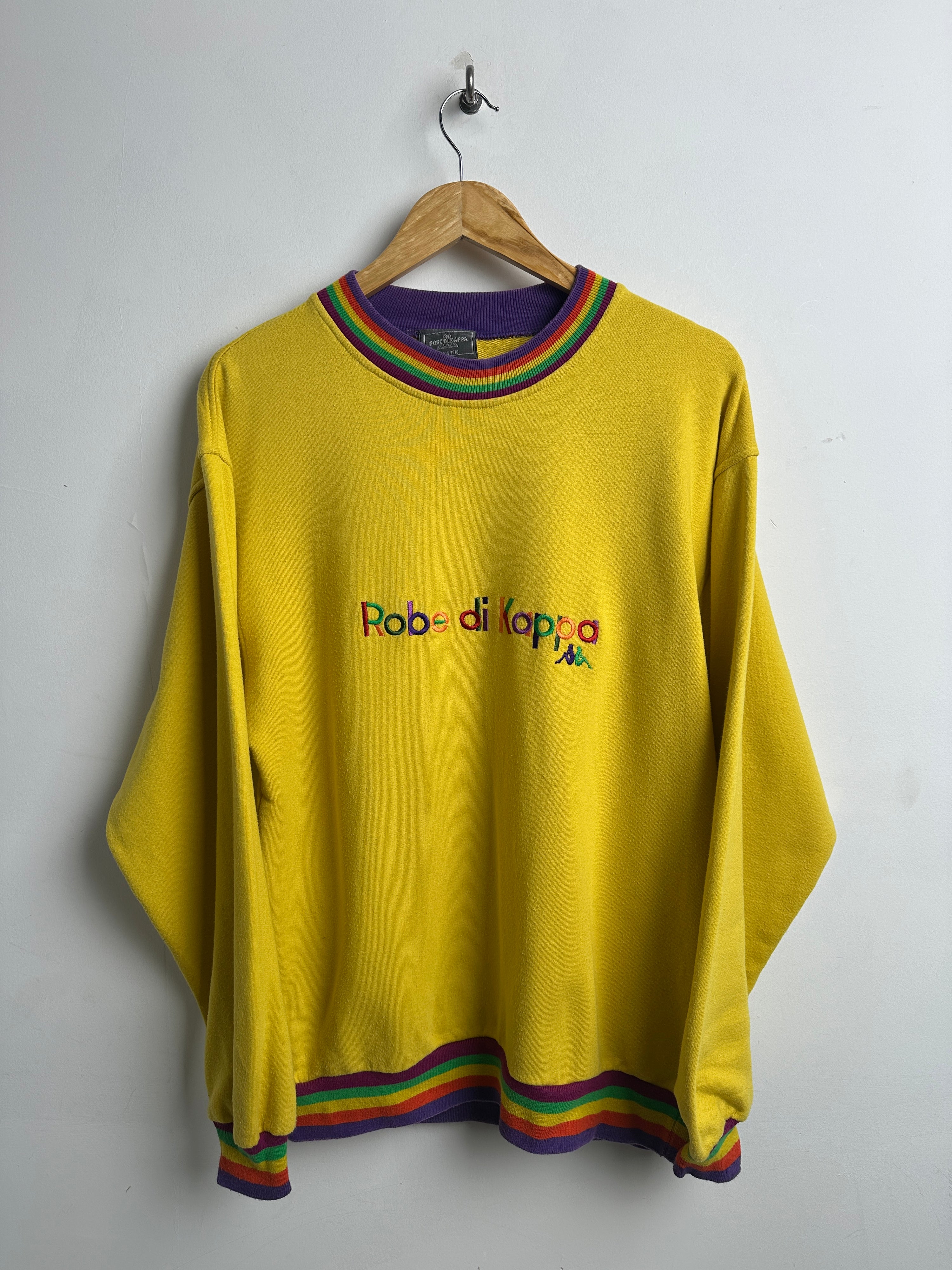 RODEO DI KAPPA vintage yellow sweater