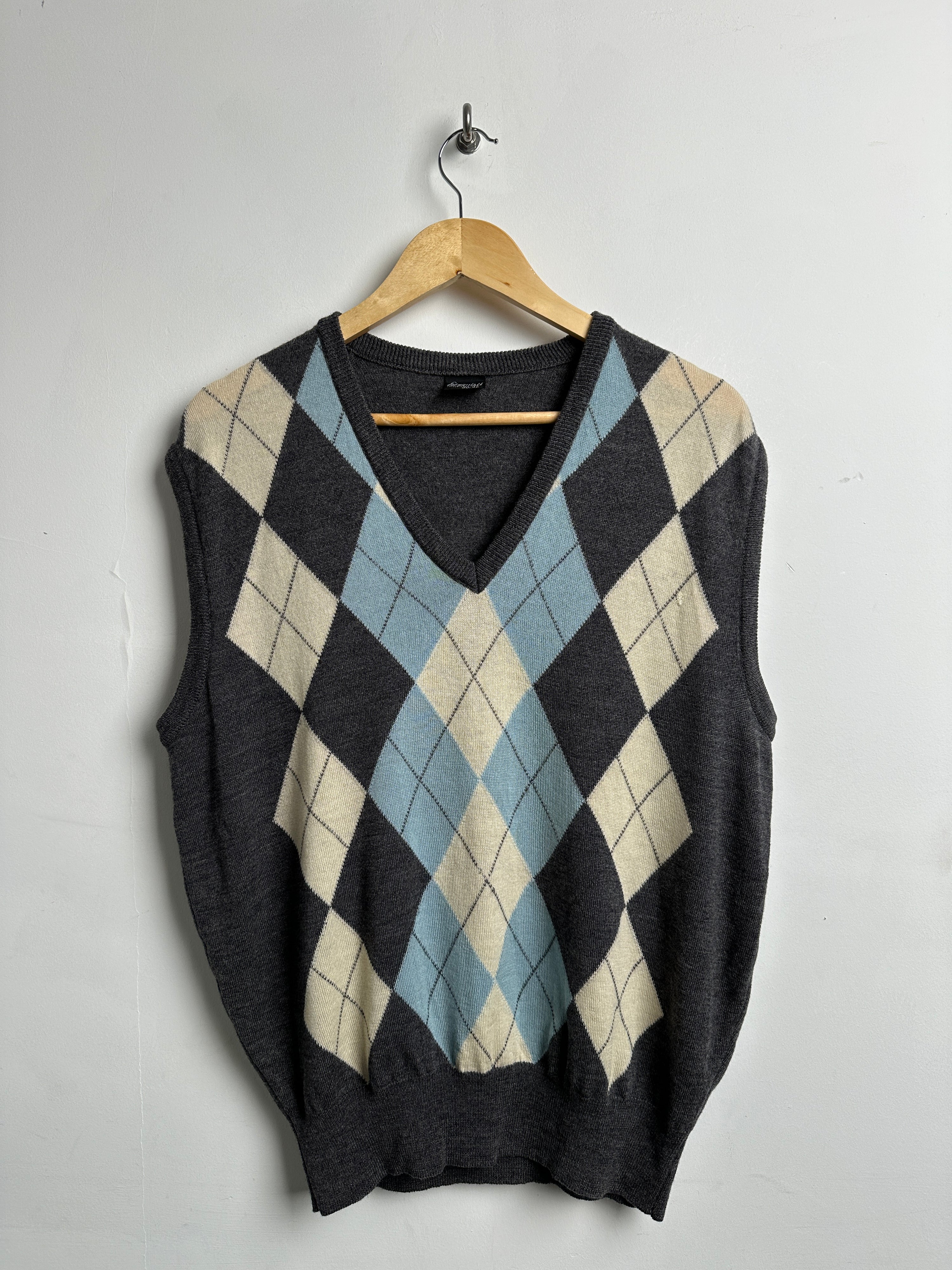 Vintage Exqiosit knit vest (lambswool) - thrift.mt