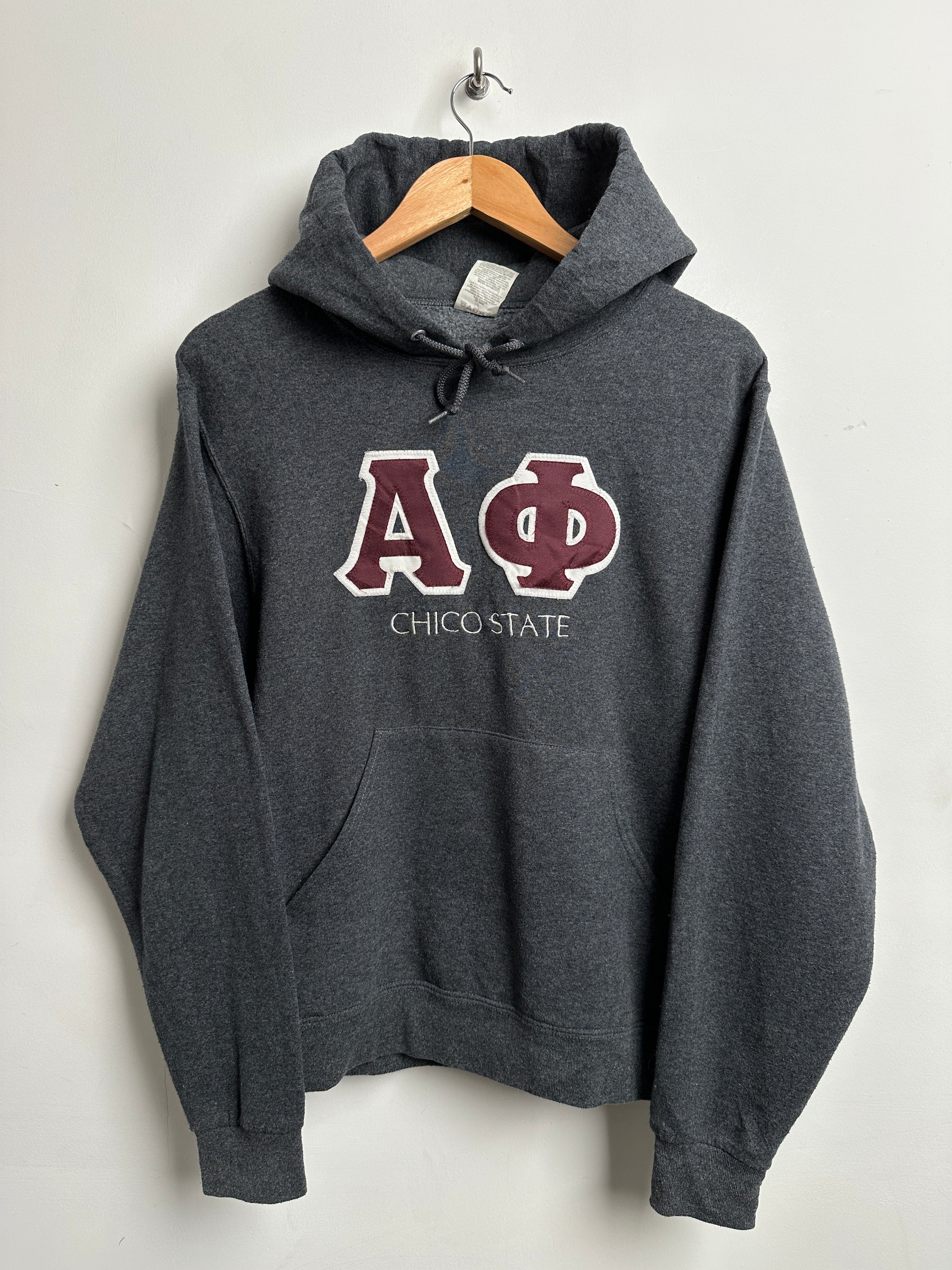 Alpha Phi hoodie in dark grey - thrift.mt