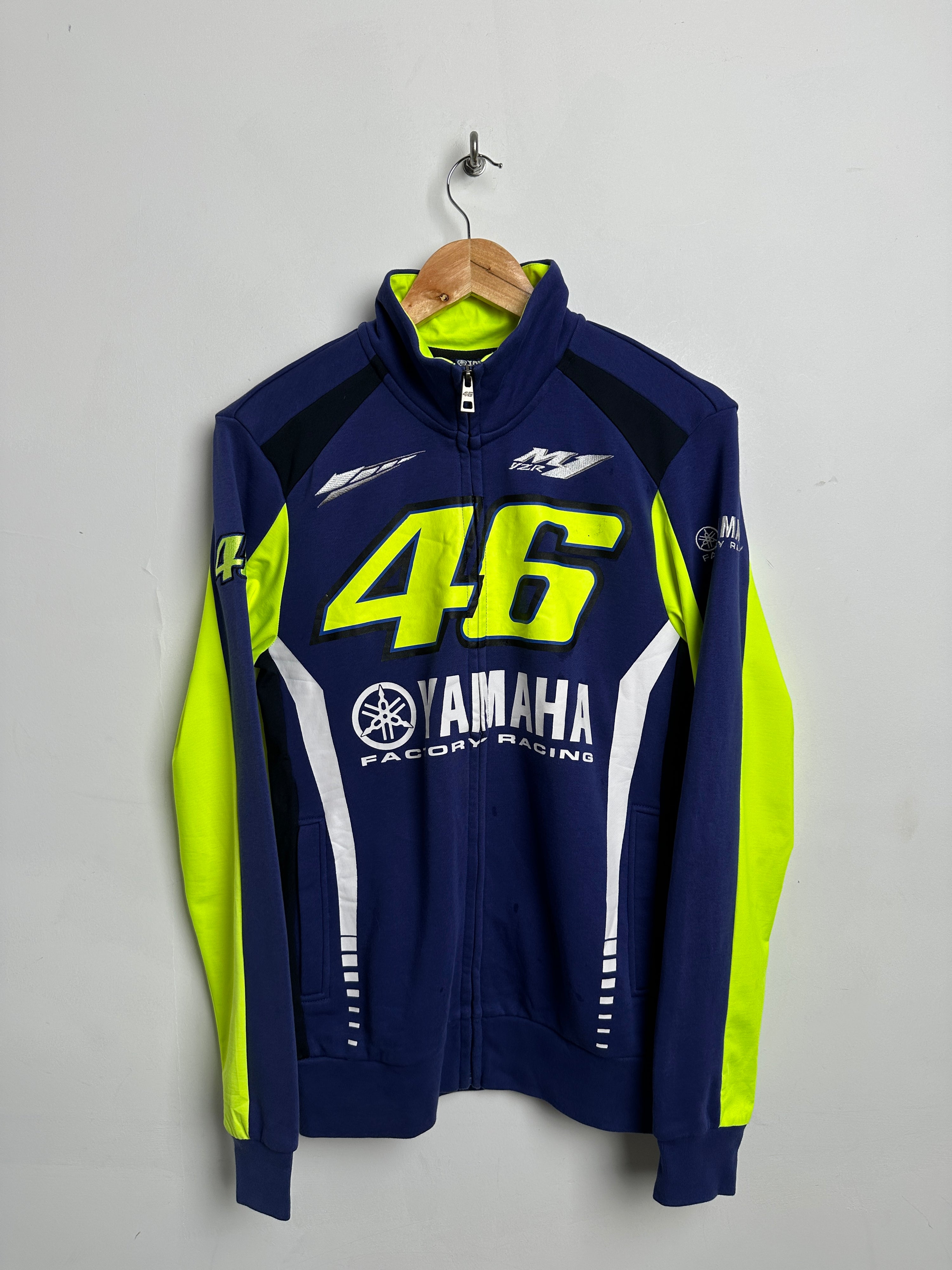 YAMAHA YZR-M1 46 factory racing Moto GP zip up - thrift.mt