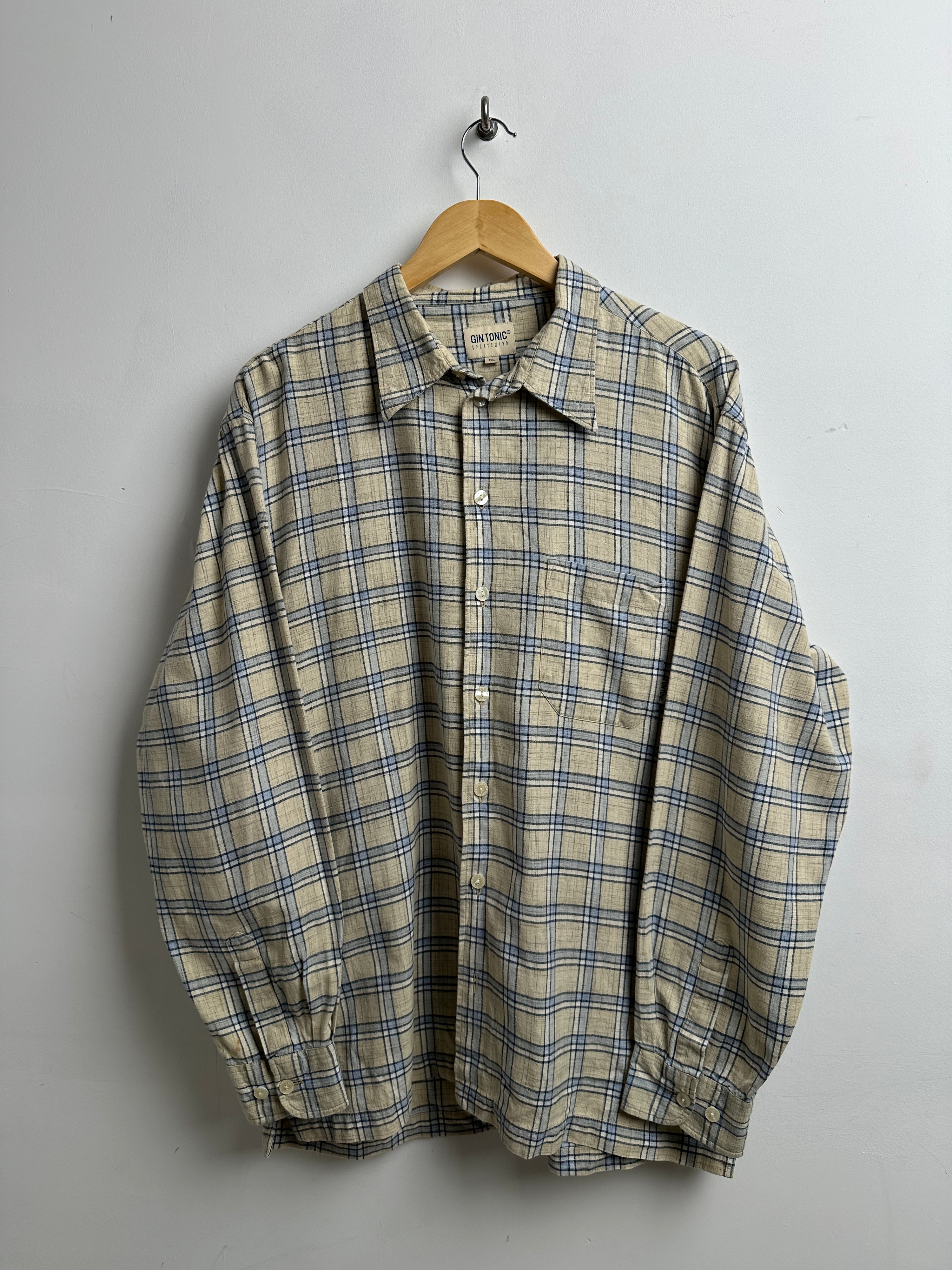 GIN TONIC sportswear flannel shirt - thrift.mt