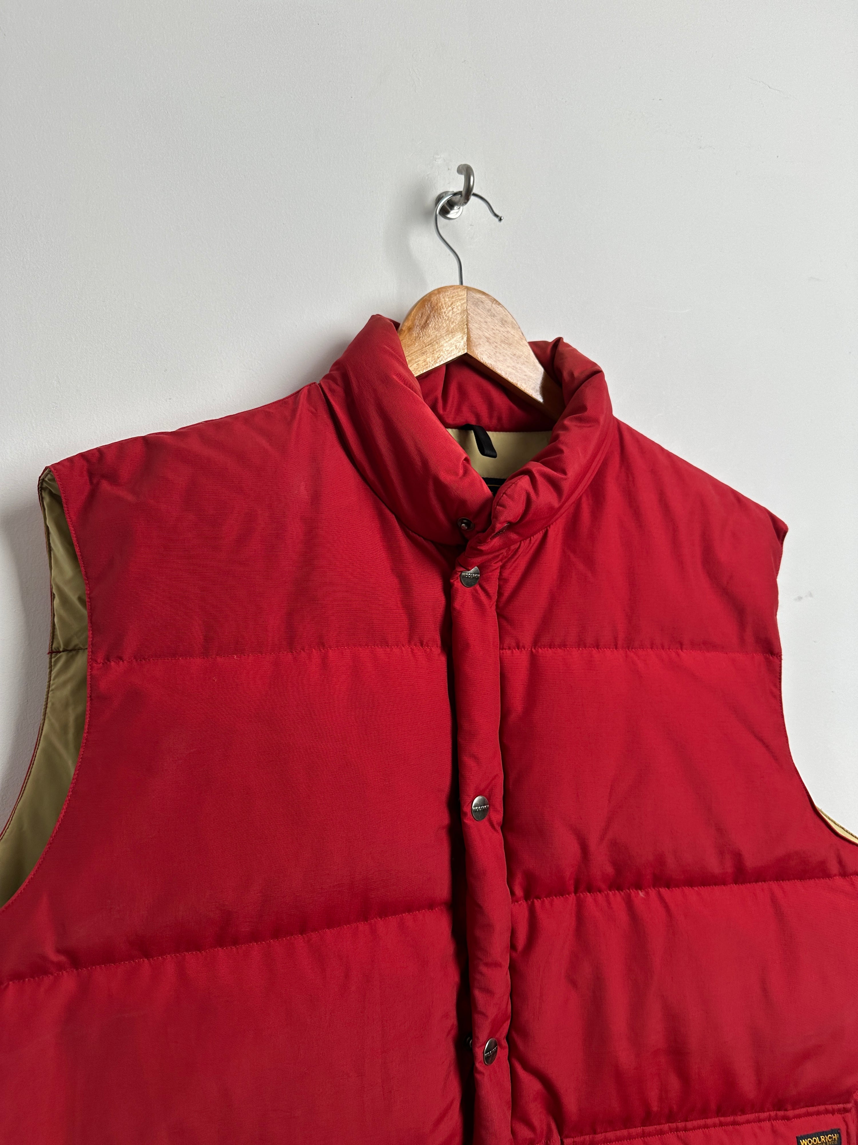 WOOLRICH puffer vest in red - thrift.mt