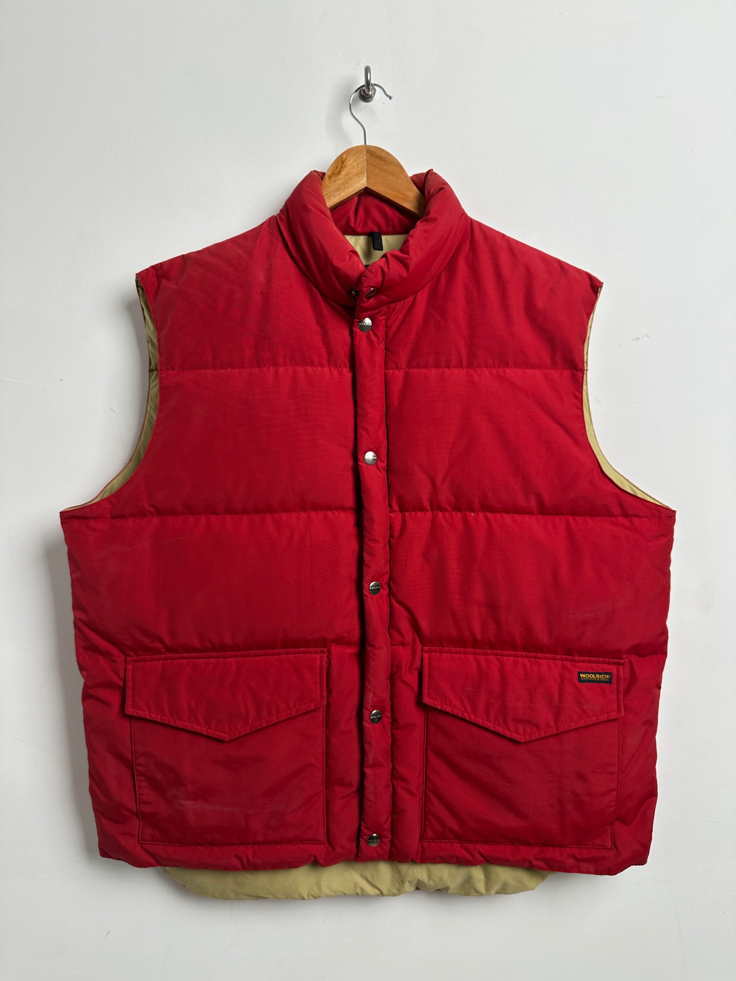 WOOLRICH puffer vest in red - thrift.mt