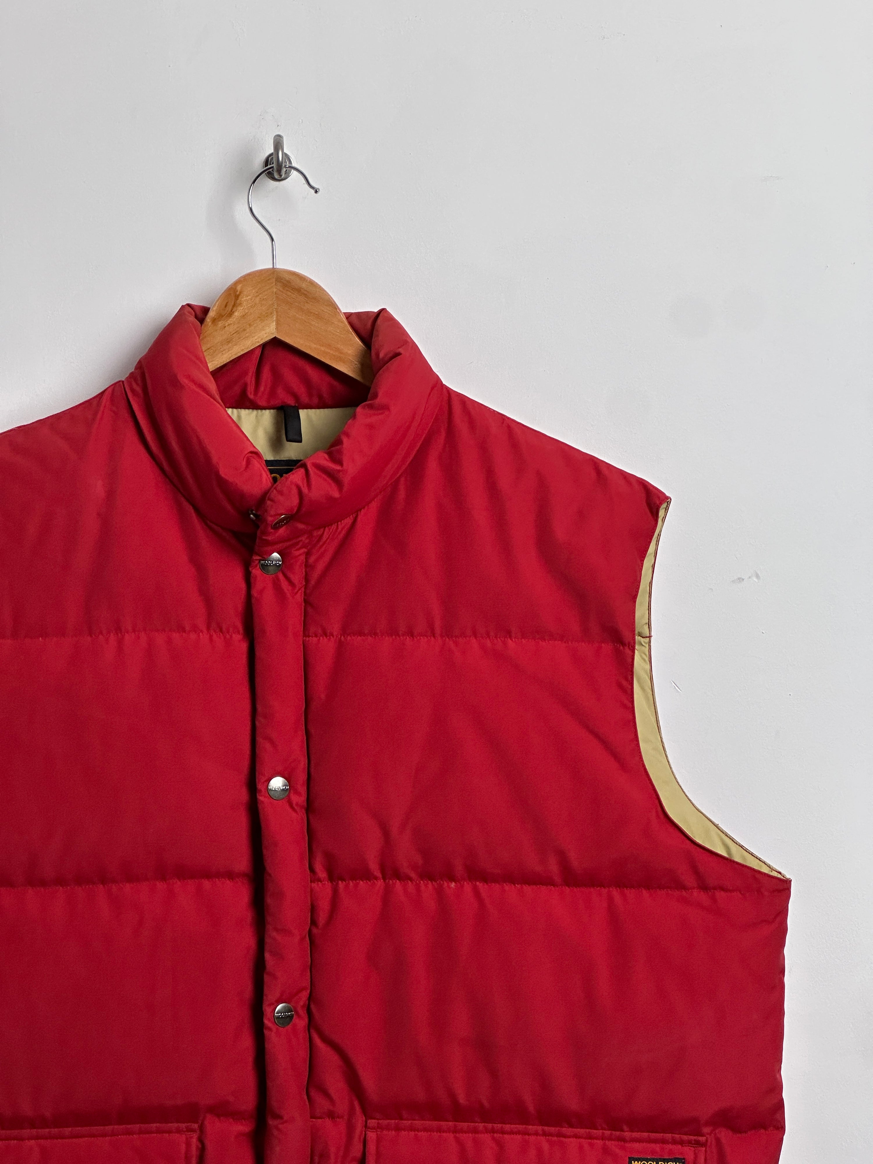 WOOLRICH puffer vest in red - thrift.mt