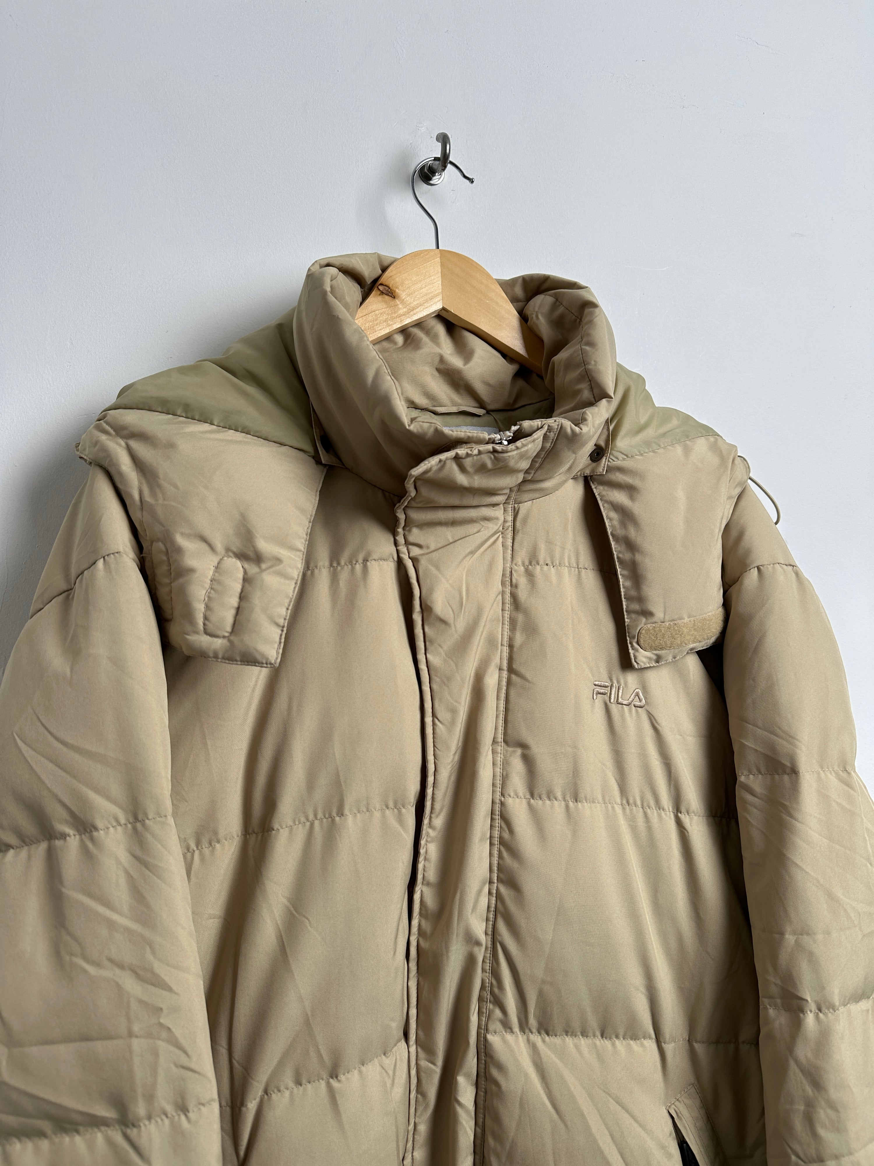 FILA Puffer Coat in beige - thrift.mt