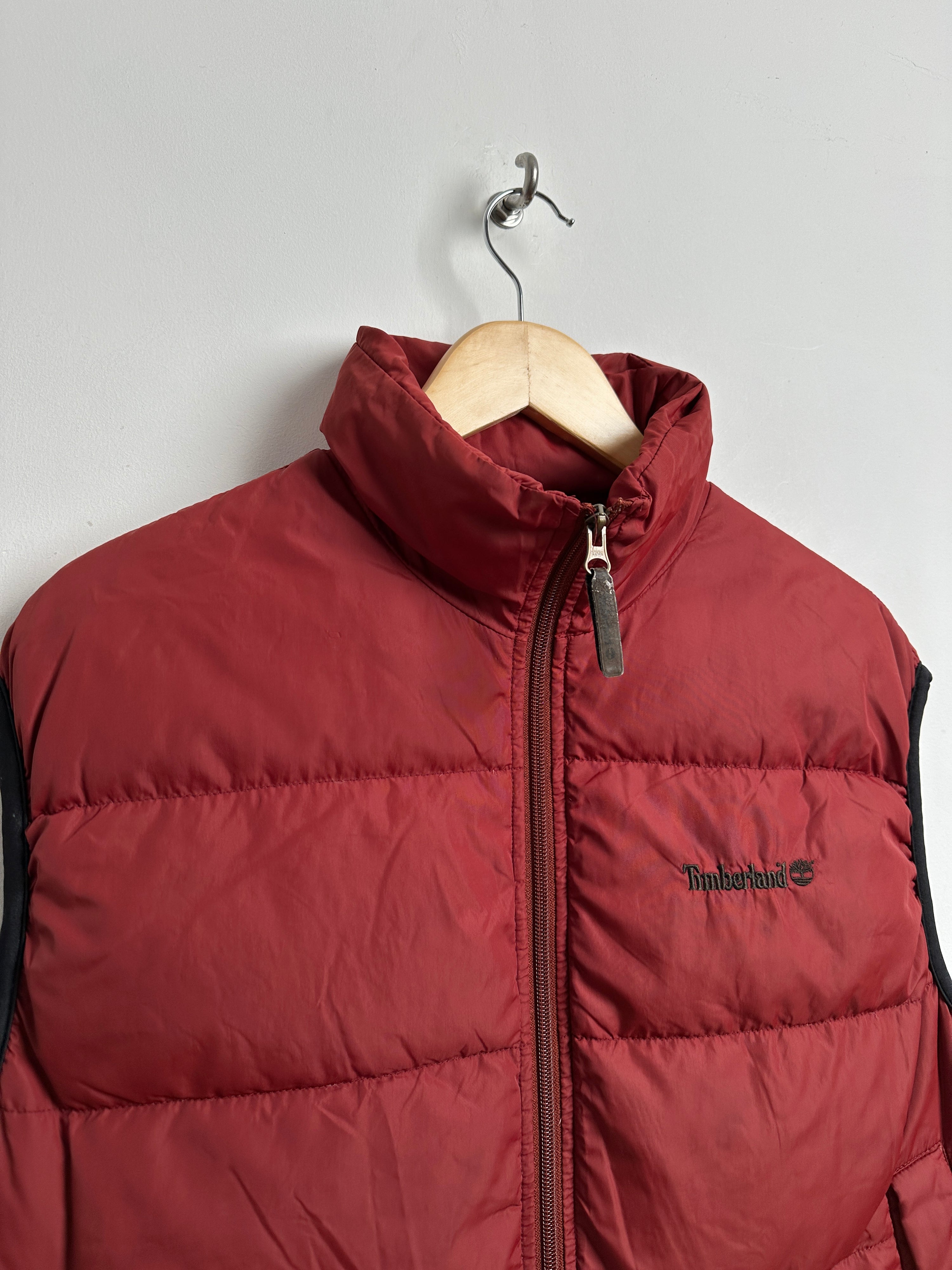 TIMBERLAND Weathergear Puffer vest in red - thrift.mt