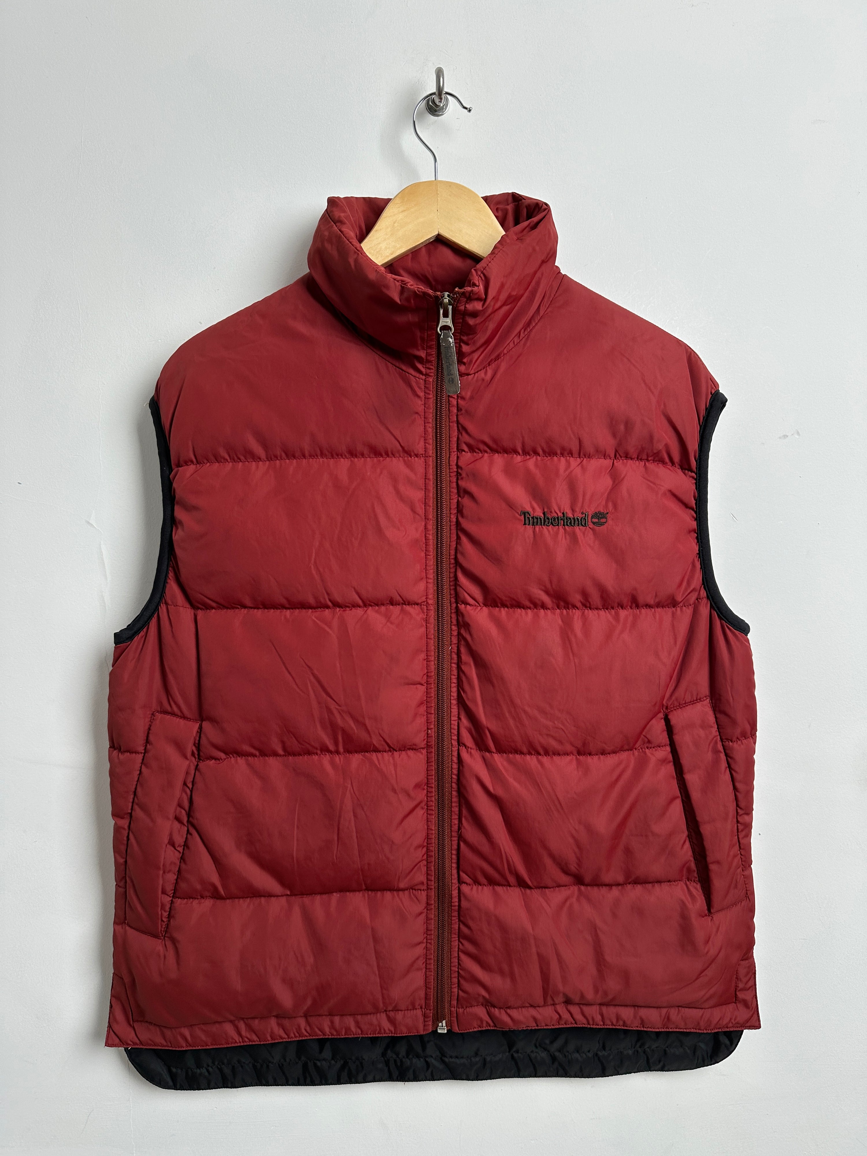 TIMBERLAND Weathergear Puffer vest in red - thrift.mt