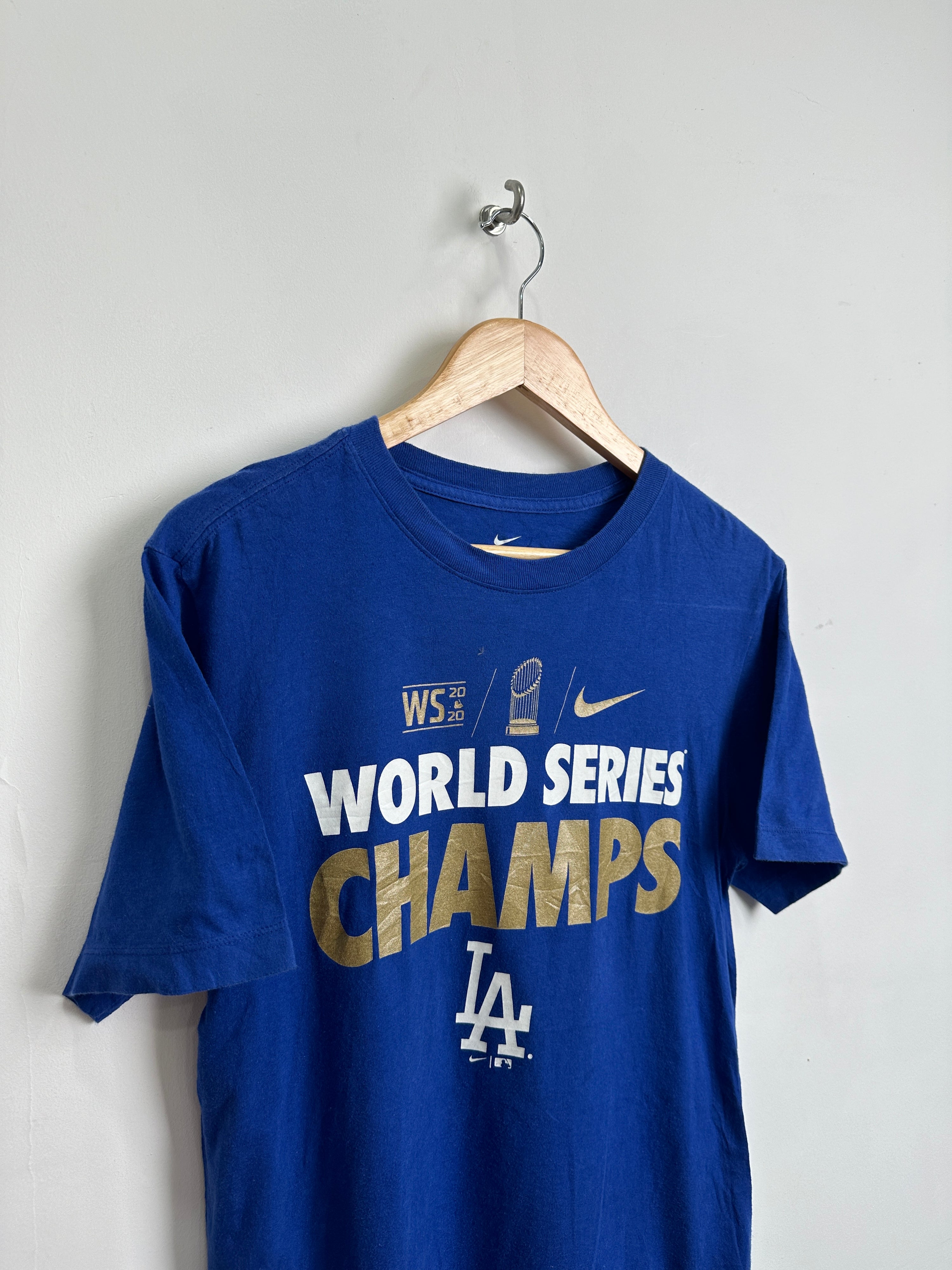 NIKE '2020 World Series champs' tee in blue - thrift.mt