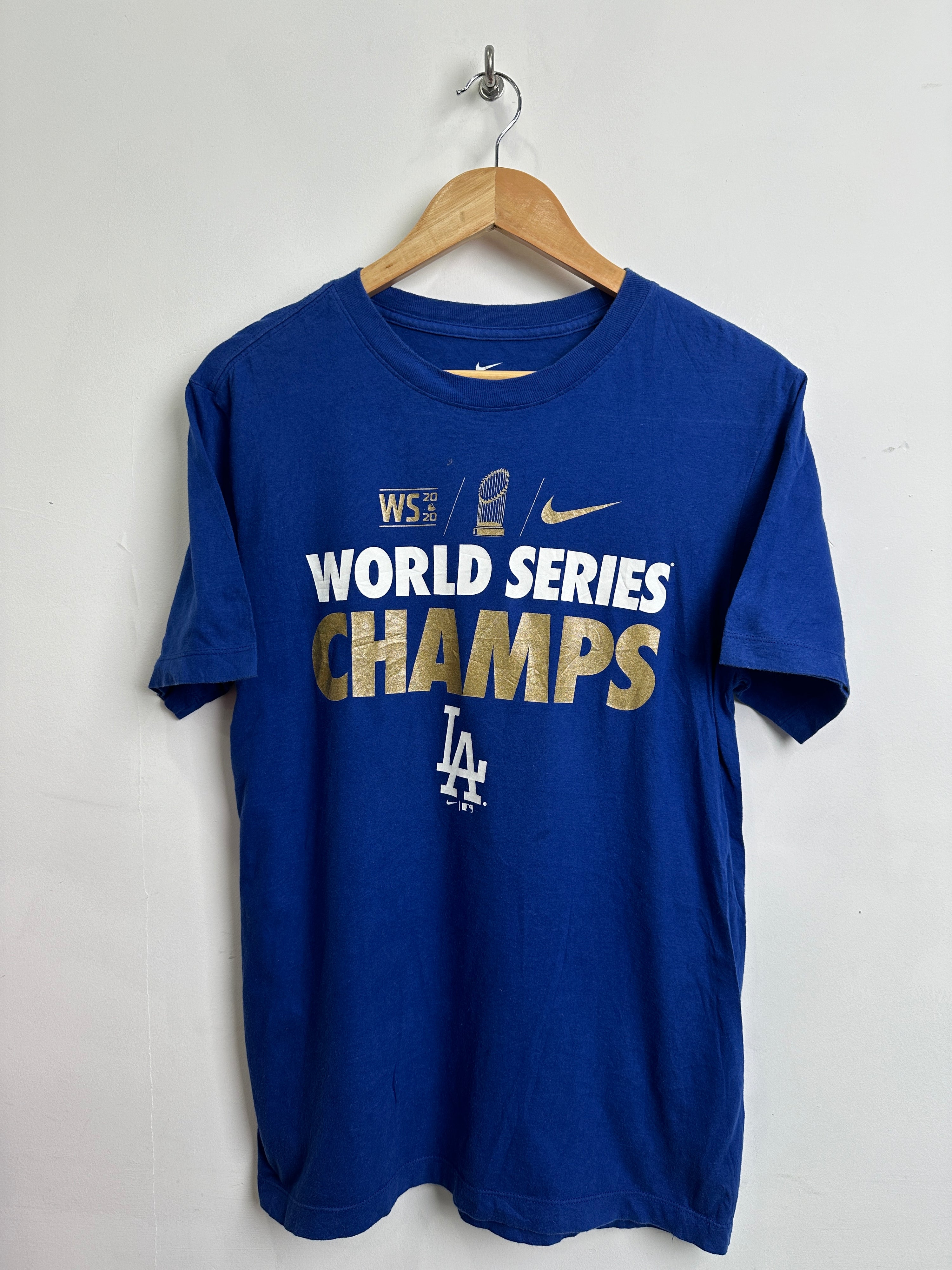 NIKE '2020 World Series champs' tee in blue - thrift.mt