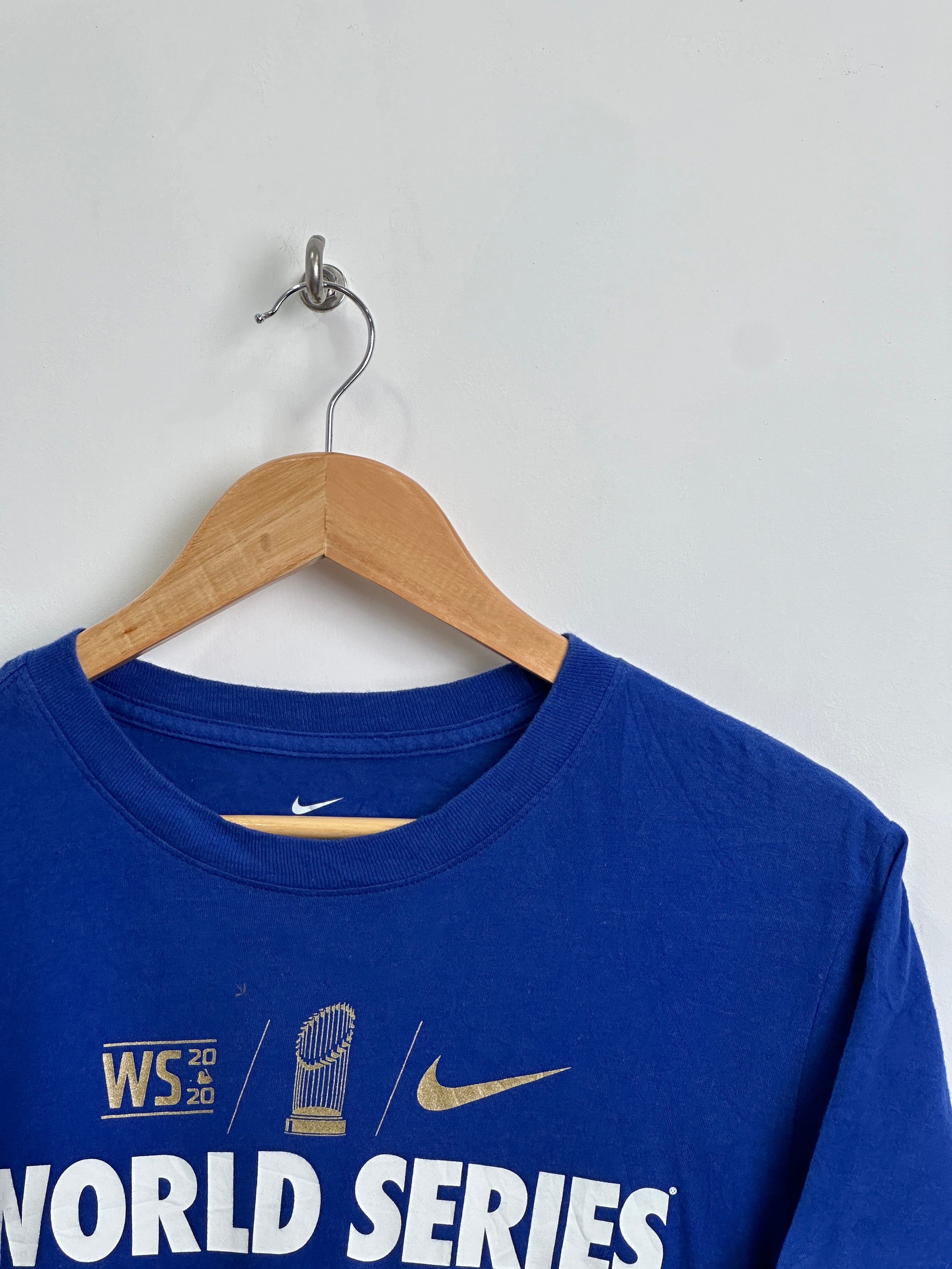 NIKE '2020 World Series champs' tee in blue - thrift.mt